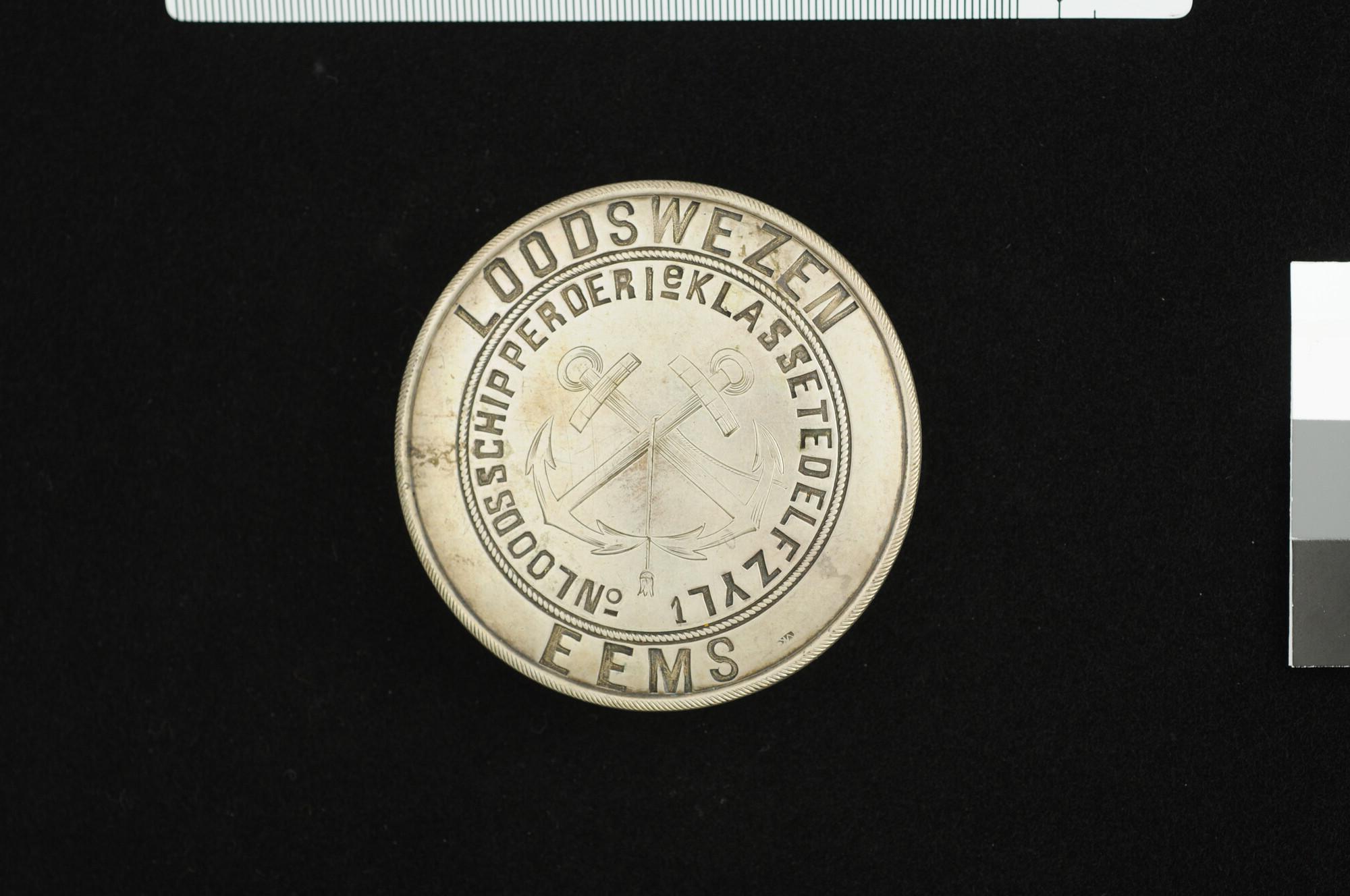 2000.1807; Loodspenning van het Loodswezen Eems; penning