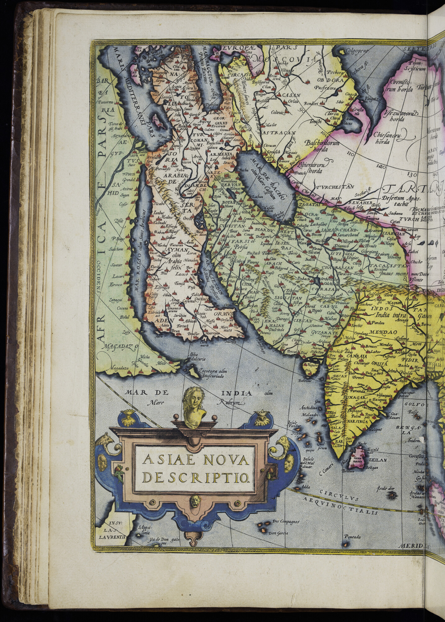 A.0145(232) [kaart 005]; Kaart van Aziatisch Rusland, Azië en het Arabisch Schiereiland; kaart