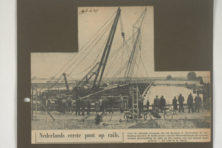2001.1755; Omslag met vele foto's en knipsels van meest bergingsactiviteiten door Reederij v/h Gebroeders Goedkoop te Amsterdam in de periode 1929 / 1949; omslag