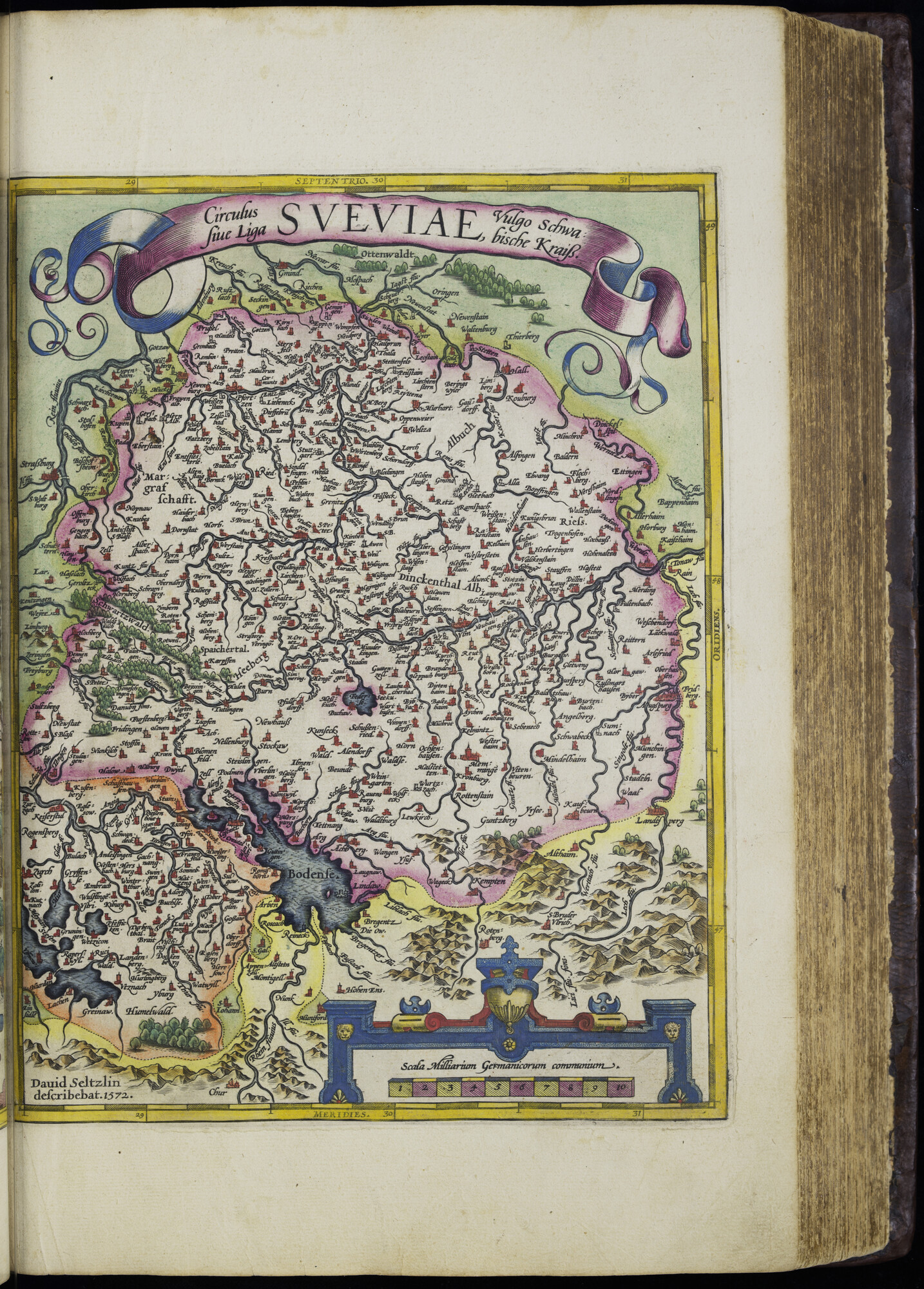 A.0145(232) [kaart 077]; Kaart van Noord-Zwitserland en Zuid-Duitsland; kaart