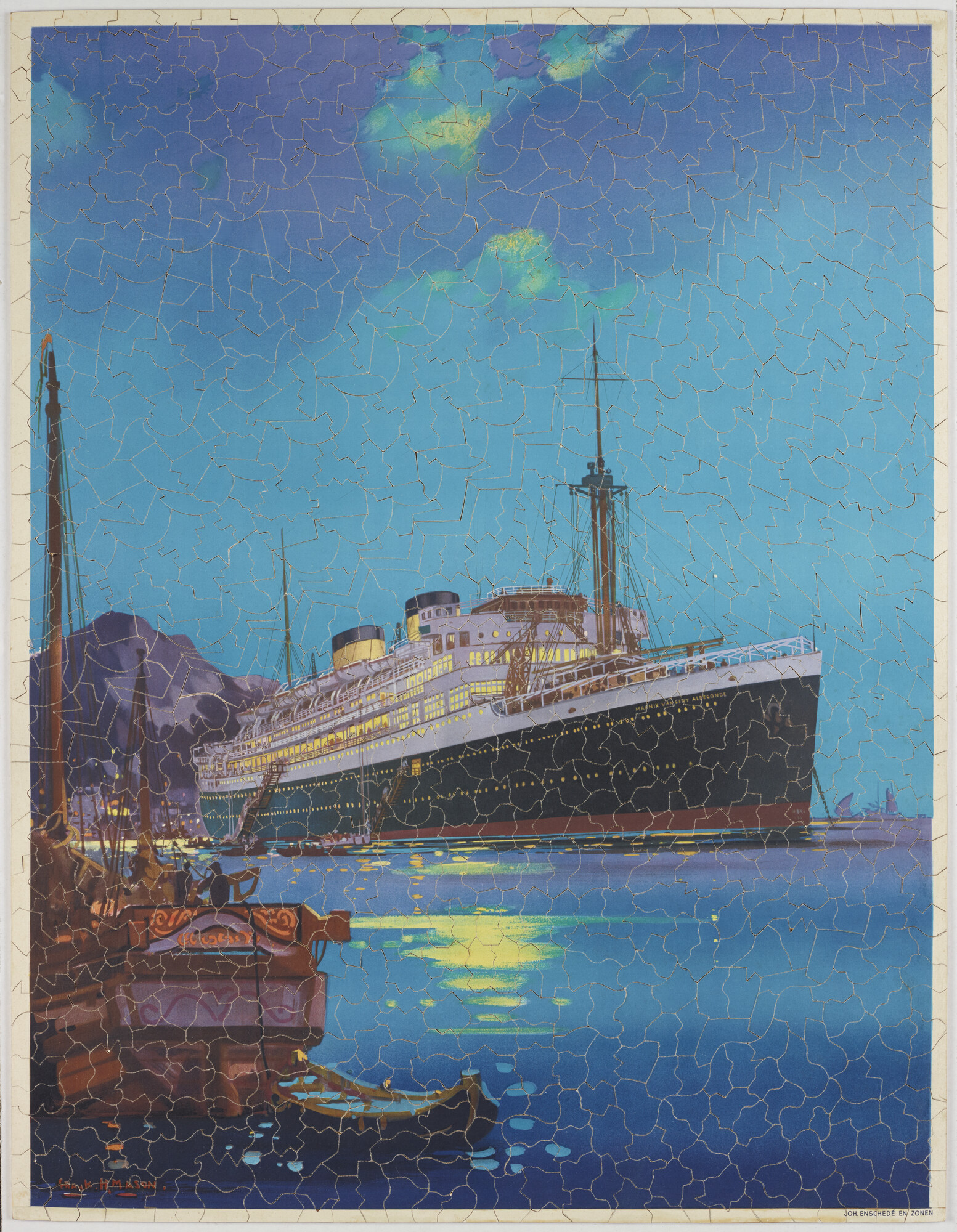 2023.0030; Legpuzzel van ss. Marnix van Sint Aldegonde van de SMN; puzzel