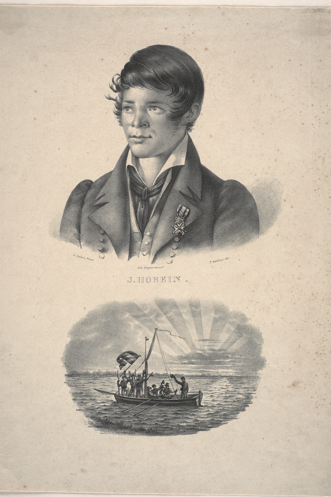 A.0482(05)2; Portret van de matroos Hobein; prent