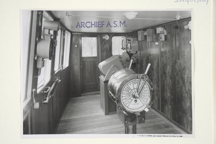 S.5219(12)0267; Interieurfotos genomen aan boord van het Noord-Ierse vrachtschip ms. Fair Head [...]; fotoreportage