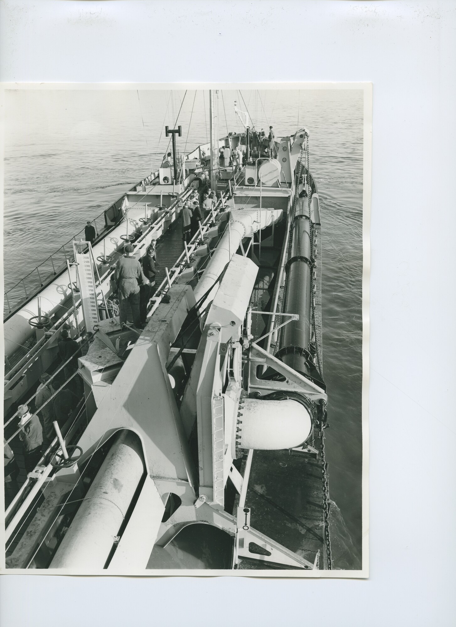 S.5621(01)0154; Foto van sleephopperzuiger "H.A.M. 302"; foto
