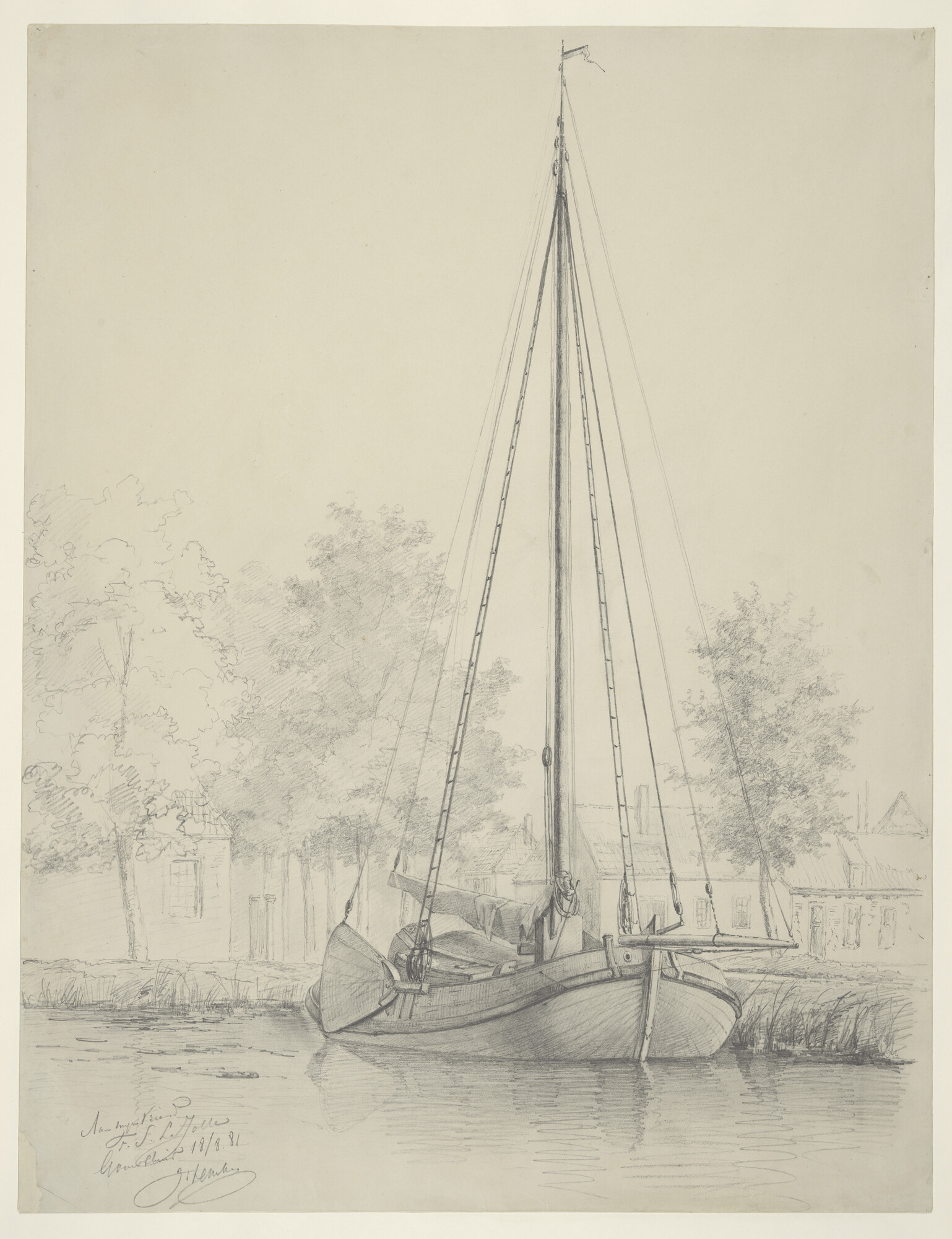 S.1171 a(02); De boeier 'Noordster'; tekening