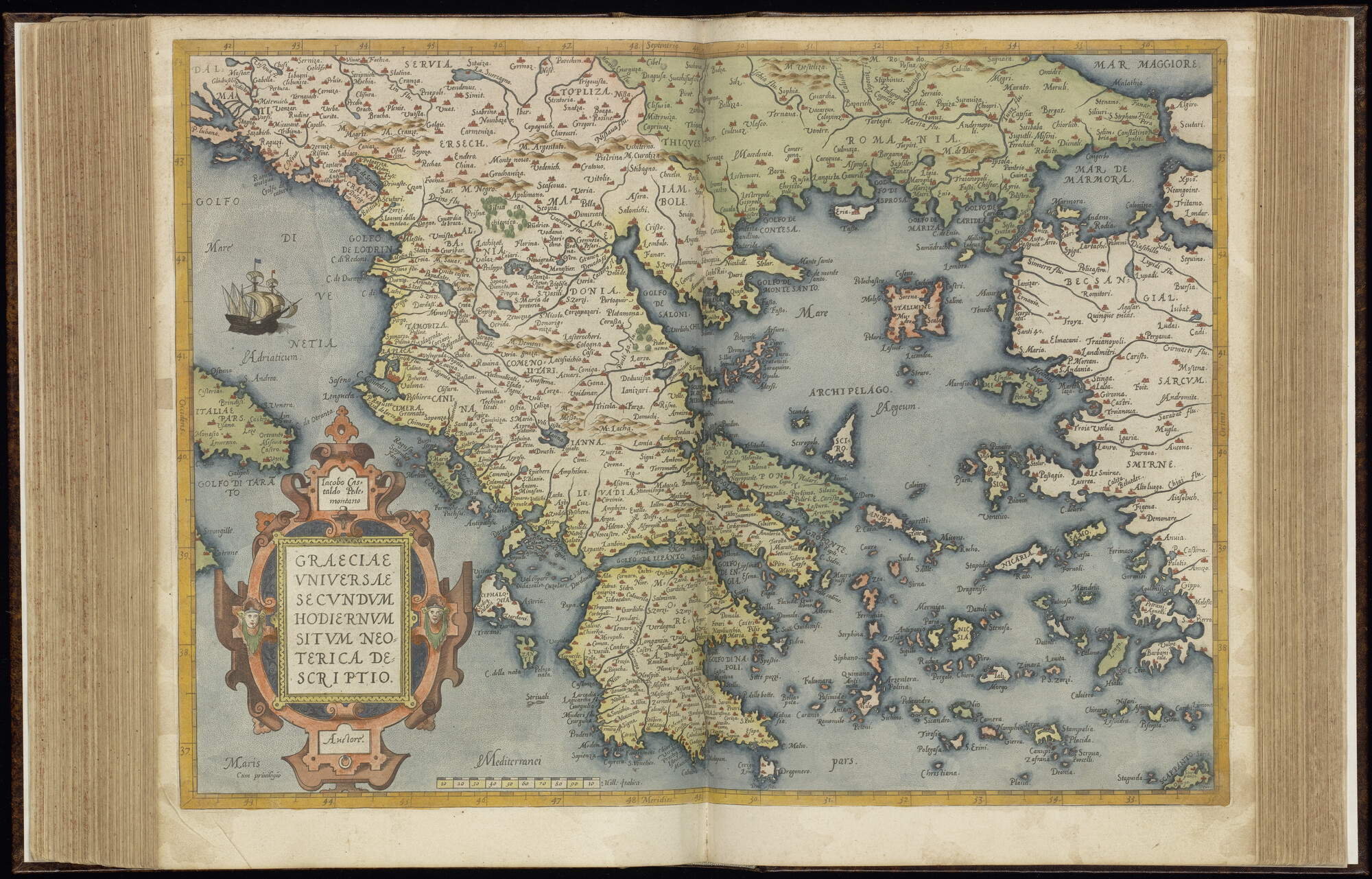 A.0145(042) [kaart 074]; Kaart van Griekenland; kaart
