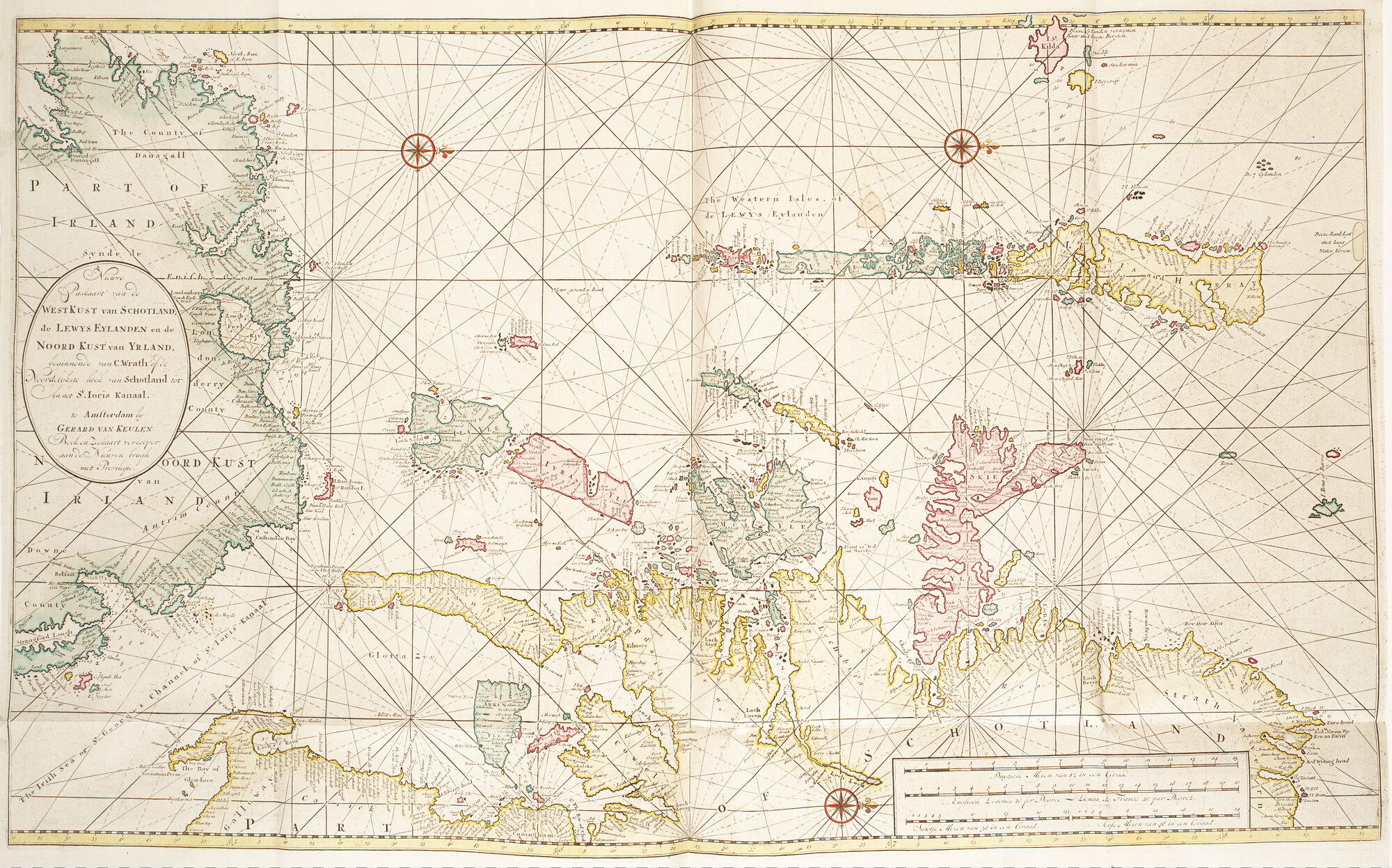 B.0032(109)2 [kaart 071]; Paskaart van de westkust van Schotland; zeekaart