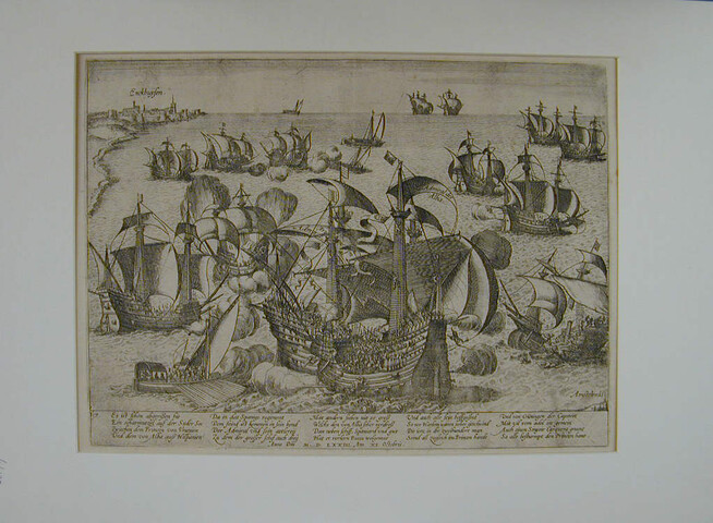 A.0145(027)133; Overwinning op de Zuiderzee, 11 oktober 1573; prent