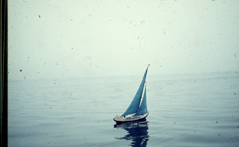 2009.0314; Dia van het scheepsmodel Takebora; diapositief