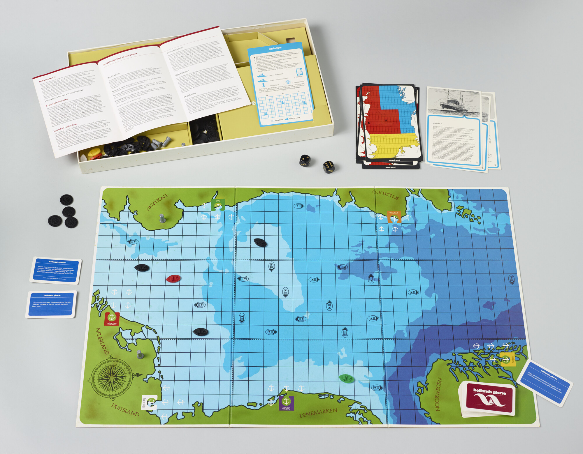 2020.0264; Bordspel, zeesleepvaartspel Hollands Glorie; bordspel