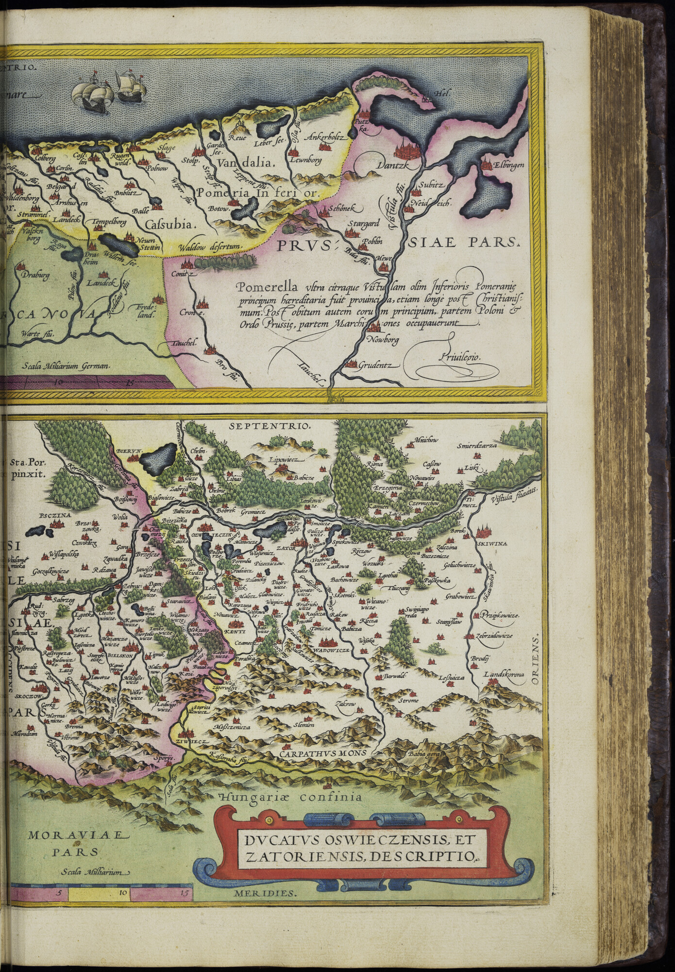 A.0145(232) [kaart 110]; Kaart van Noordoost-Duitsland en Noord-Polen, kaart van Estland, Letland en Litouwen en kaart van Zuid-Polen; kaart