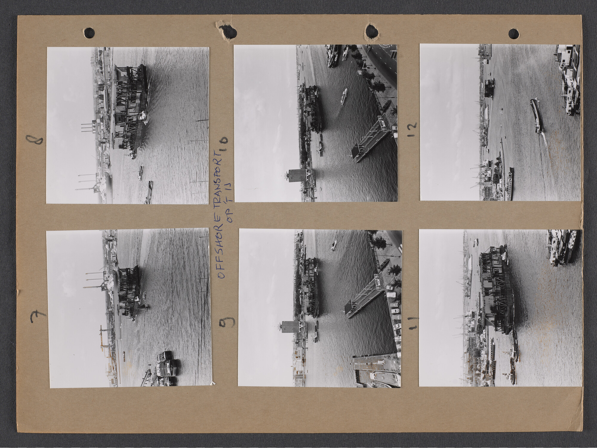 S.9102(36); Multomap met foto's door Ben Burgers, samengesteld door de Vereniging De Amsterdamsche Haven; foto