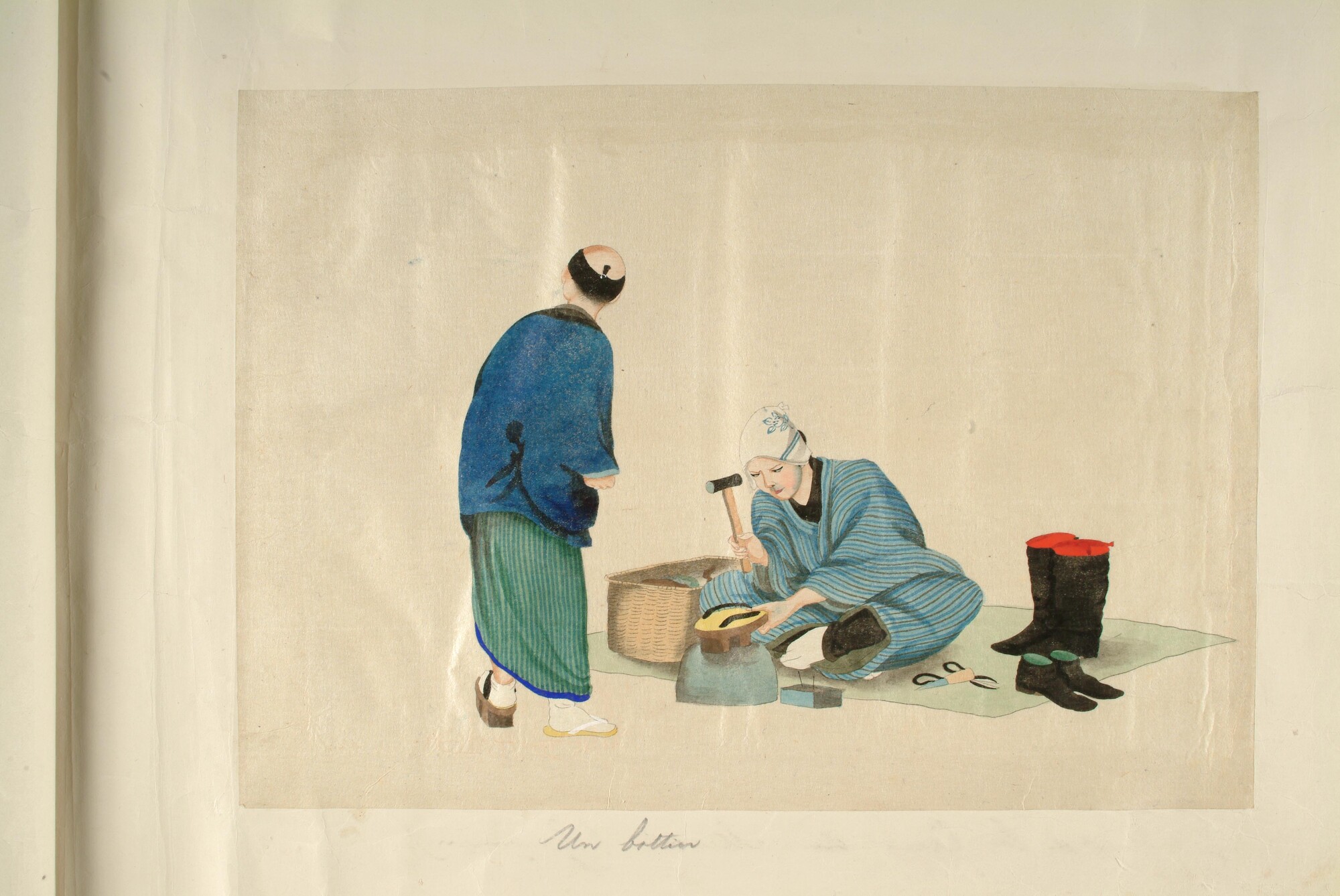 S.3628(02); Album nr. 1 uit een serie van drie van de Nederlandse consul in Japan Dirk de Graeff van Polsbroek; fotoalbum