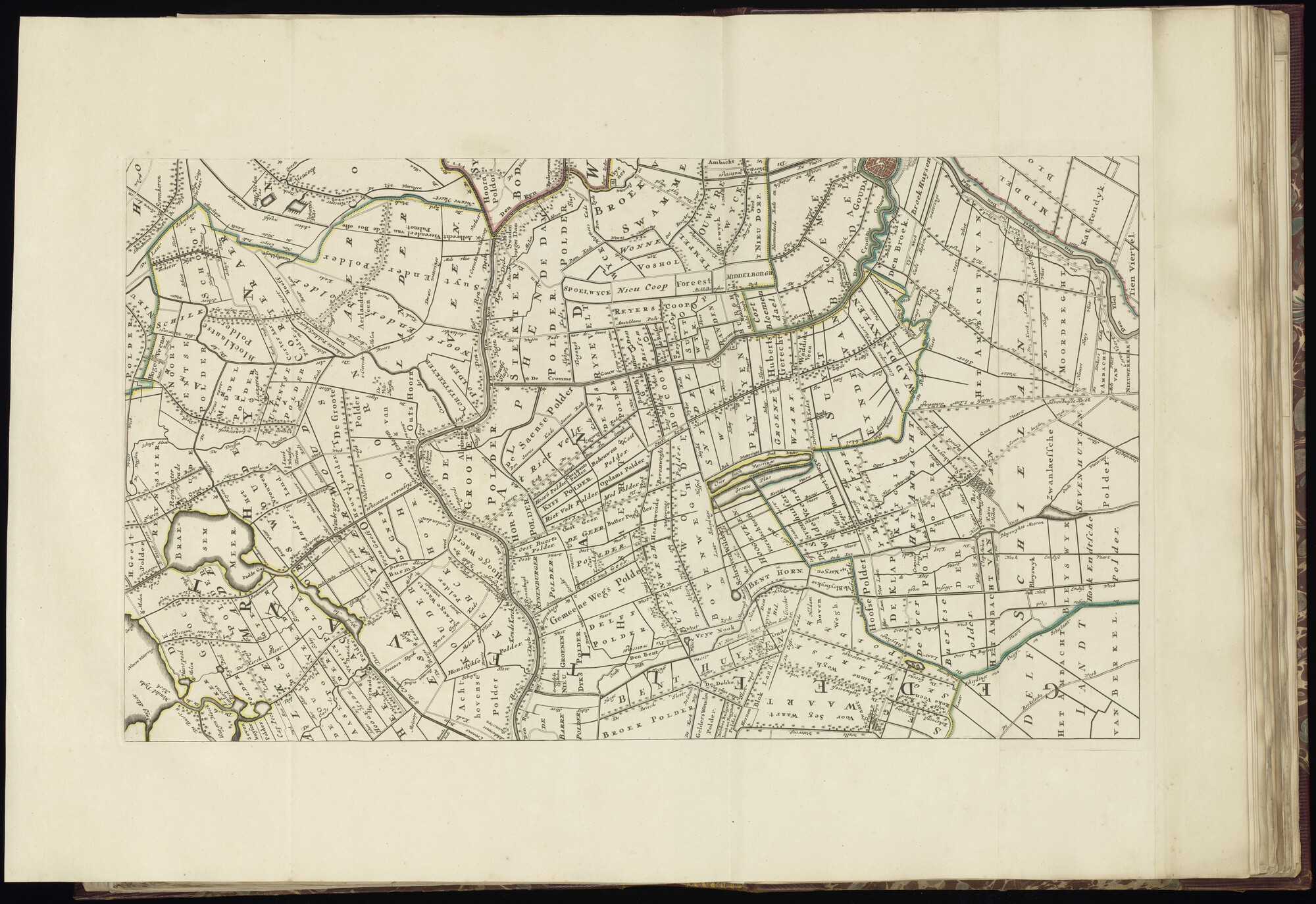 B.0032(032) [kaart 028]; Kaart van Nederland; kaart