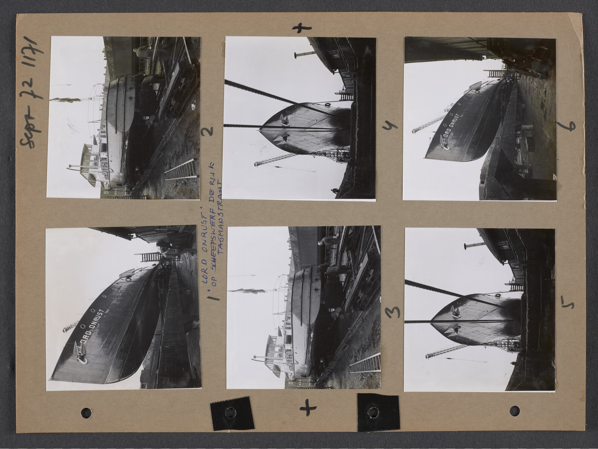 S.9102(30); Multomap met foto's door Ben Burgers, samengesteld door de Vereniging De Amsterdamsche Haven; foto