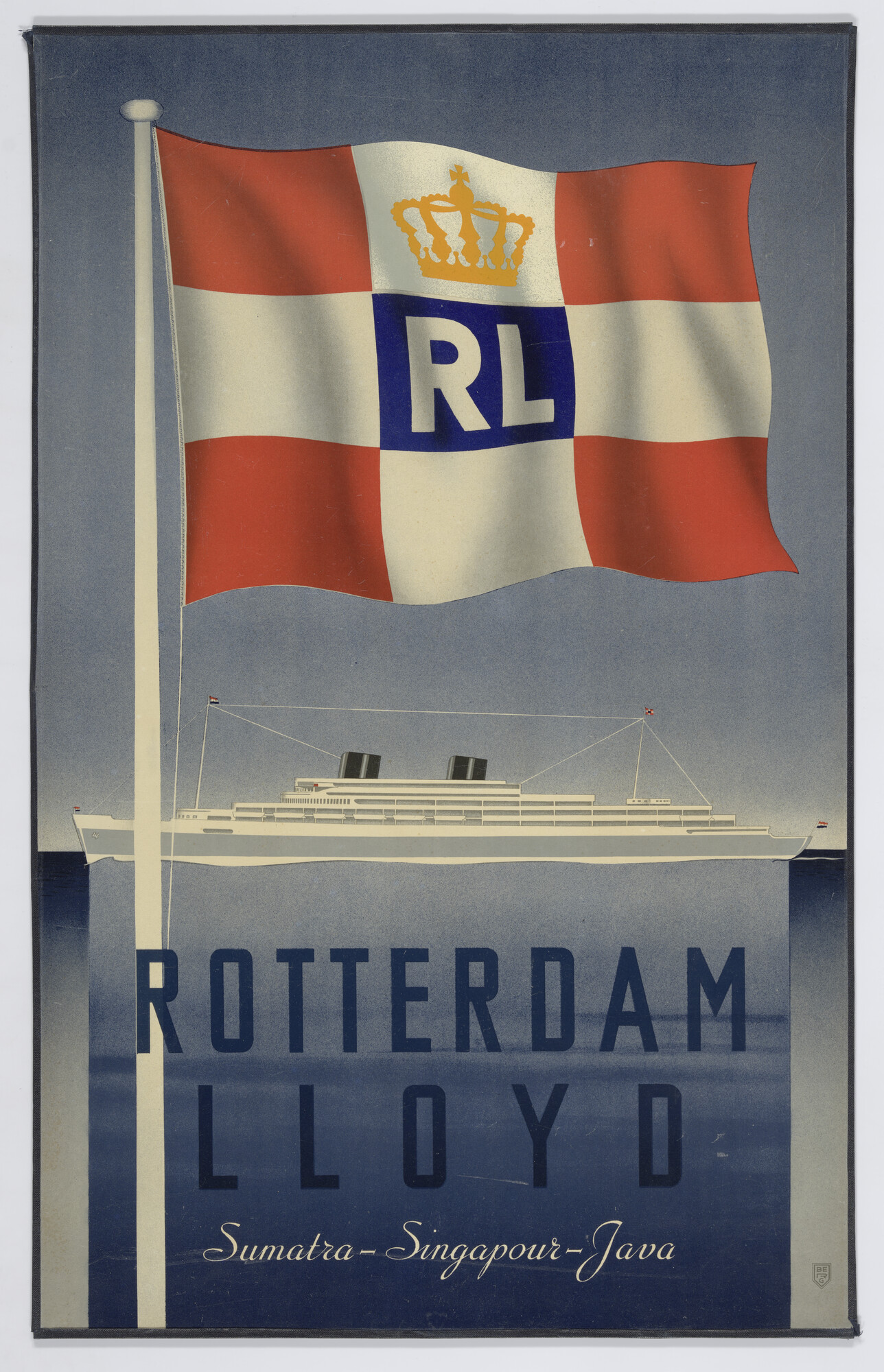 S.4294(12); Koninklijke Rotterdamsche Lloyd; affiche
