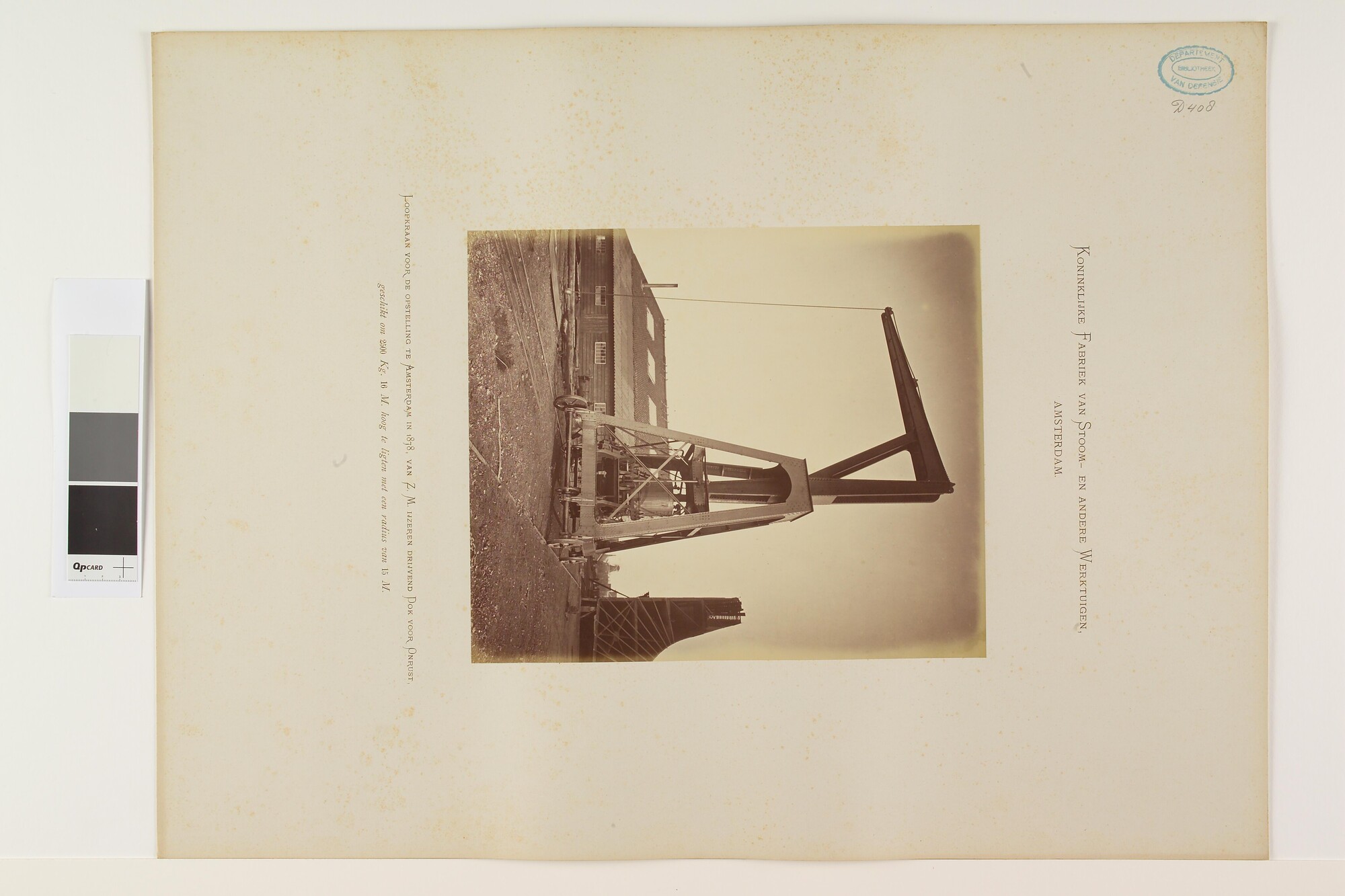 B.0216(0296); Foto's van de bouw van een ijzeren drijvend droogdok; fotoreportage