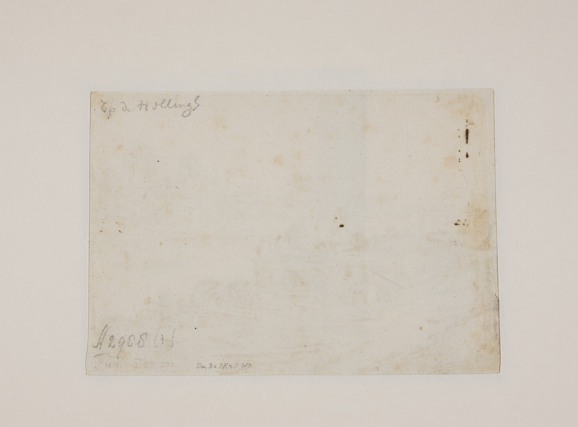 A.2988(01)a; Samoreus en twee aken afgemeerd aan de oever van een rivier; tekening