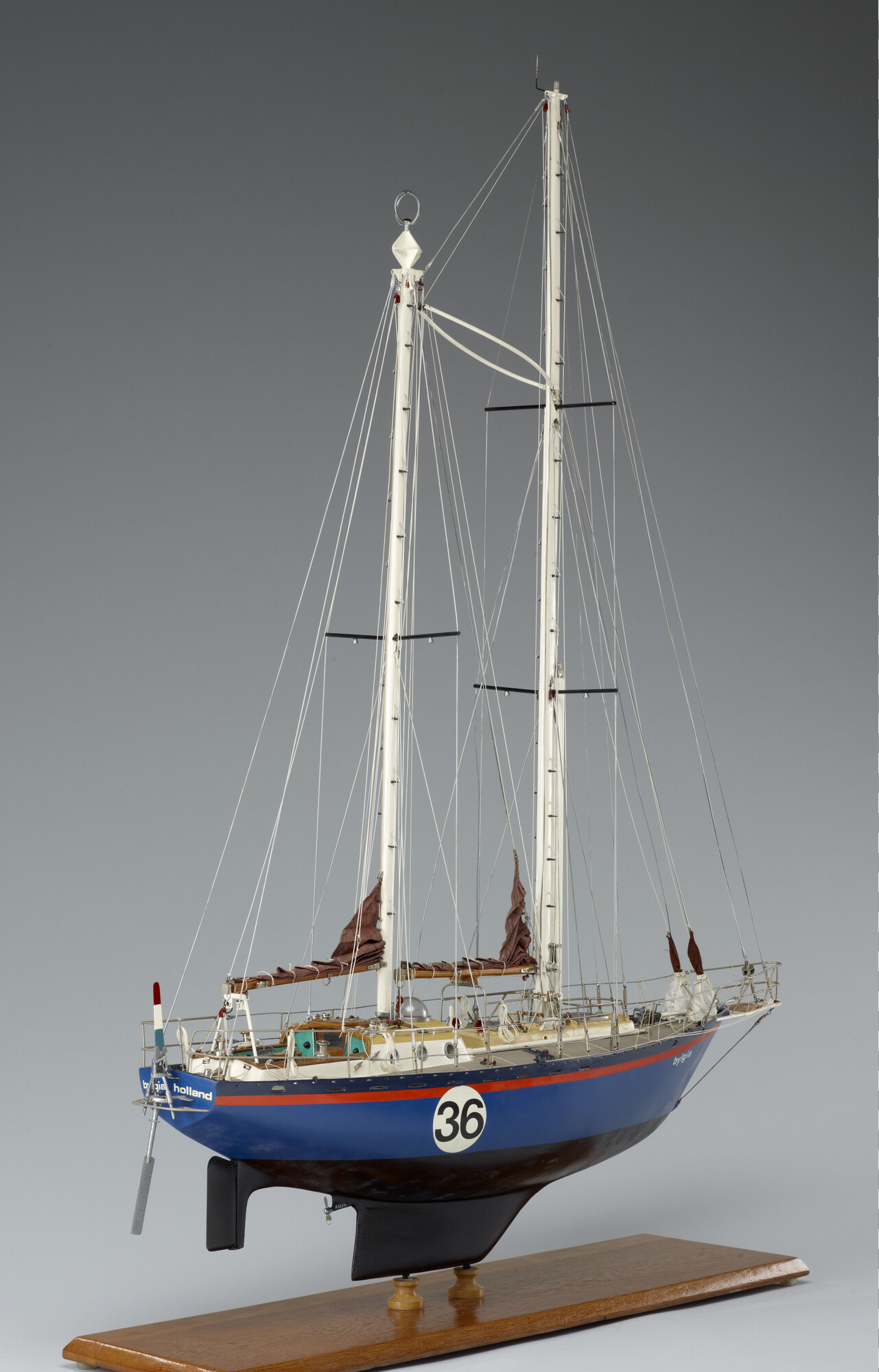 A.5134; Model van het zeezeiljacht Bylgia; scheepsmodel