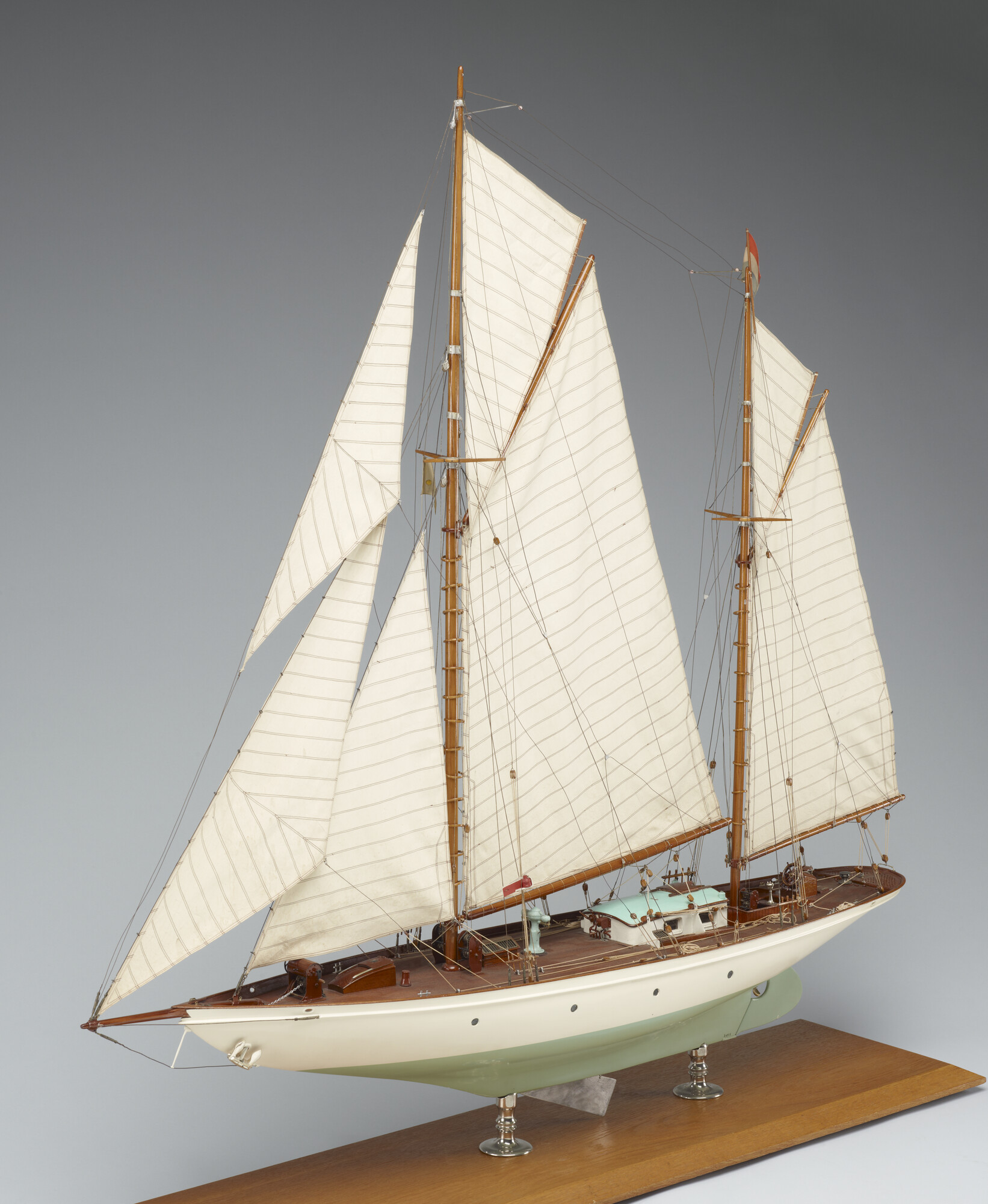 S.4773; Model van het kitsjacht Frida; scheepsmodel