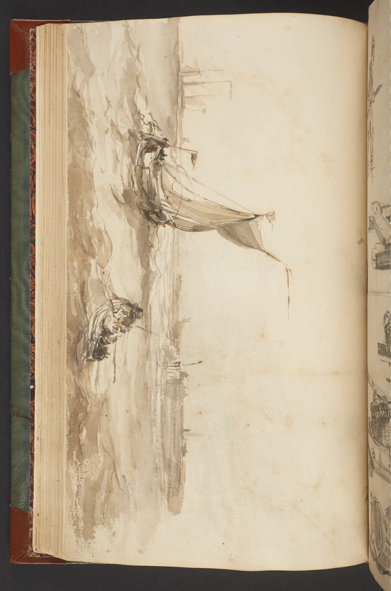A.3222; Schetsboek met tekeningen door Albertus van Beest en Louis Meijer; schetsboek