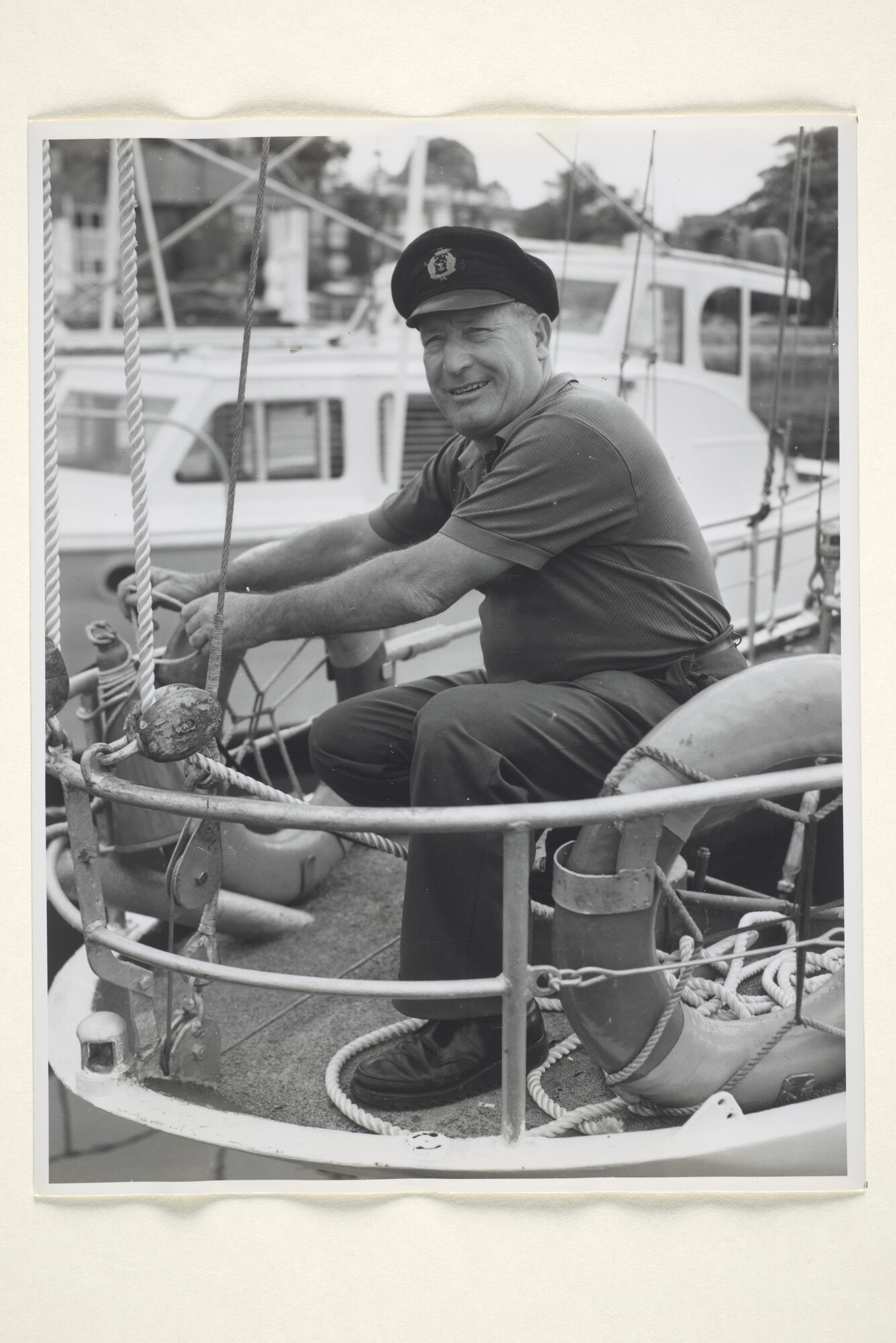 1997.1738; American Yacht in Sydney-Hobart Ocean Race: Vic Meyer [...]; foto