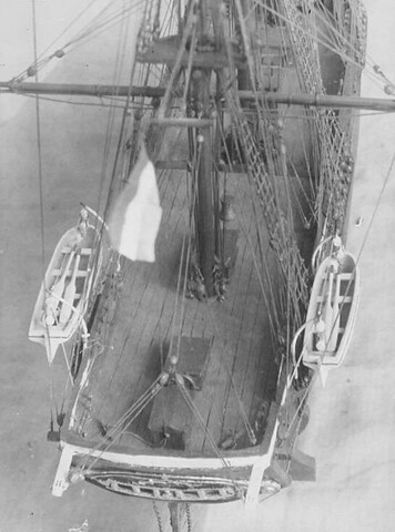 A.0141; Model van het koopvaardijfregat Cosmopoliet; scheepsmodel