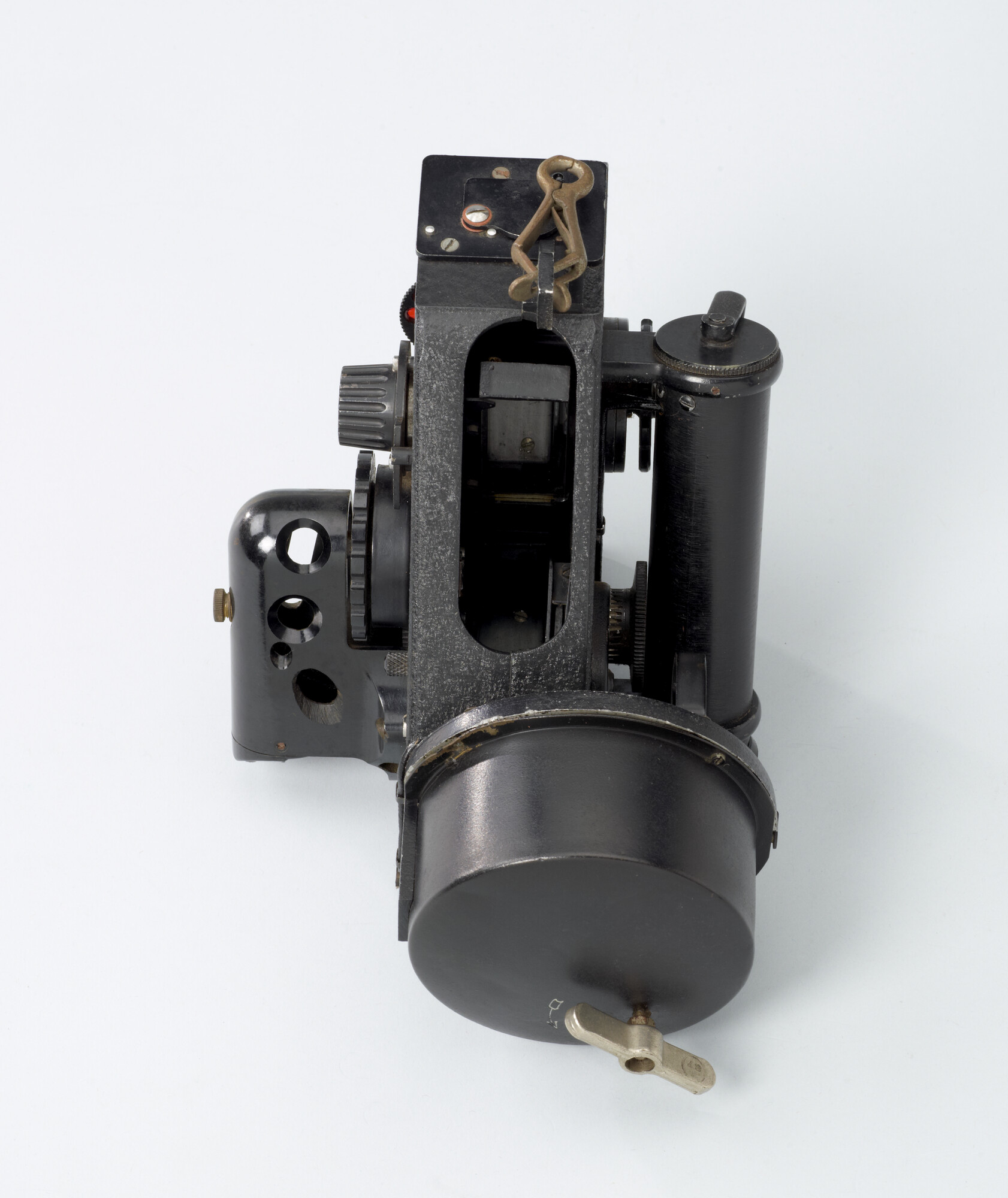 1991.0130; Bubble sextant van het type MK IX A door Henry Hughes & Son Ltd, circa 1943; bubble sextant