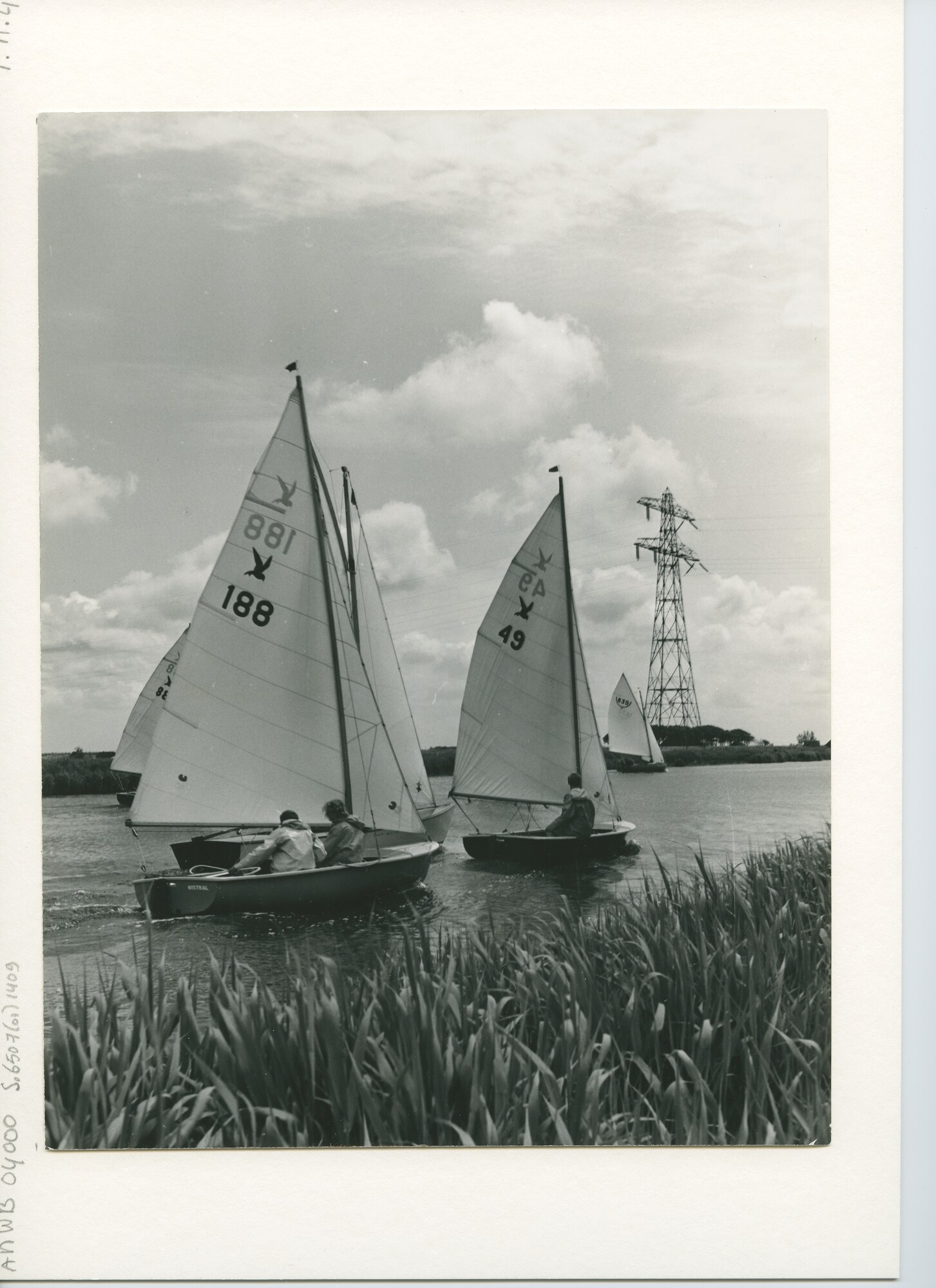 S.6507(01)1409; Foto van sternklasse, met ondermeer nummer 188 en 49.; foto