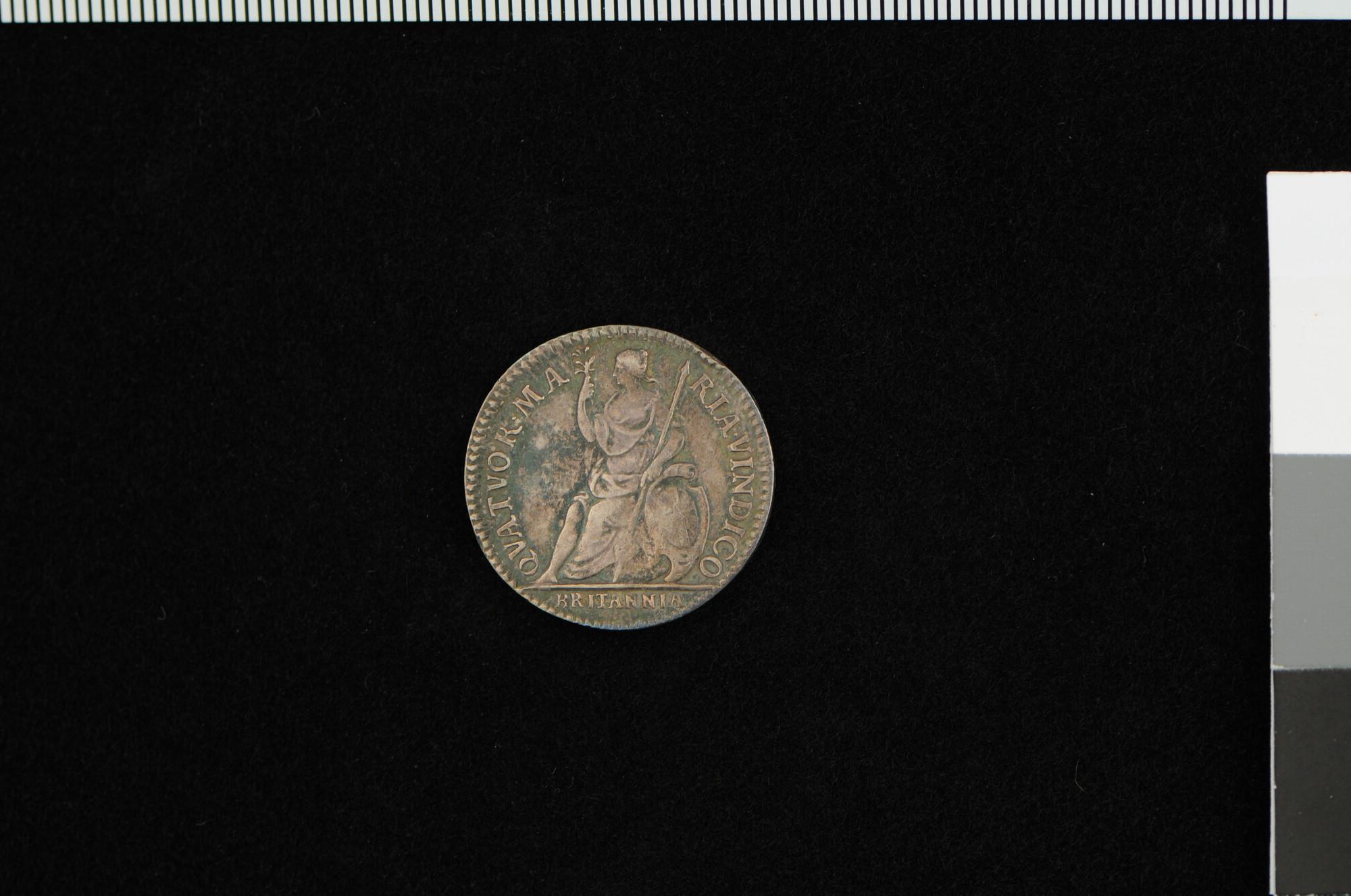 1999.1795; Penning op de Engelse overheersing over zee, 1665; penning