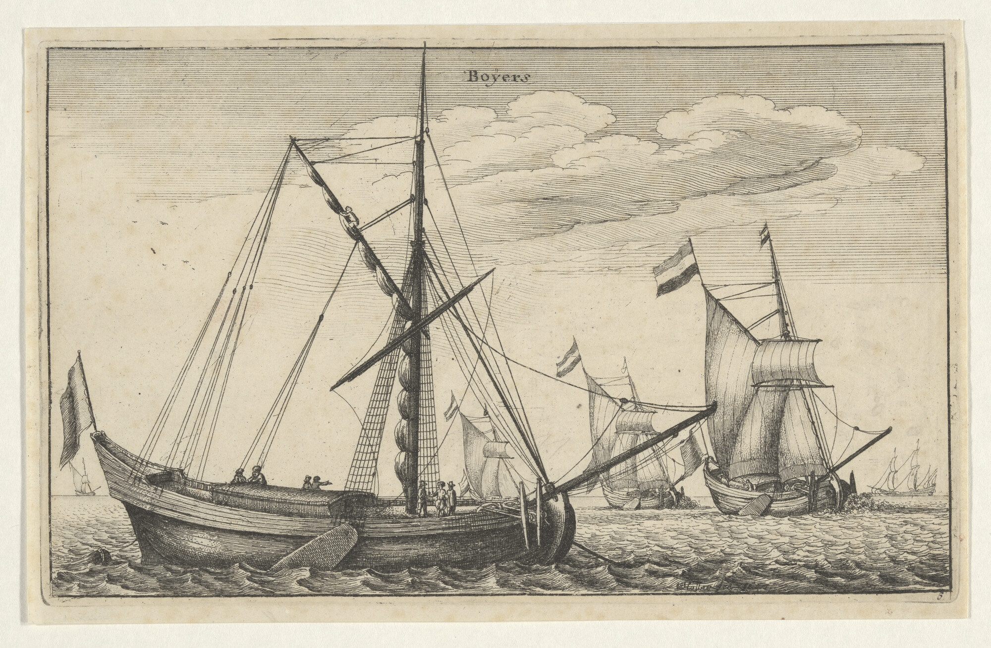 A.0149(0188); Prent van Boeiers; prent