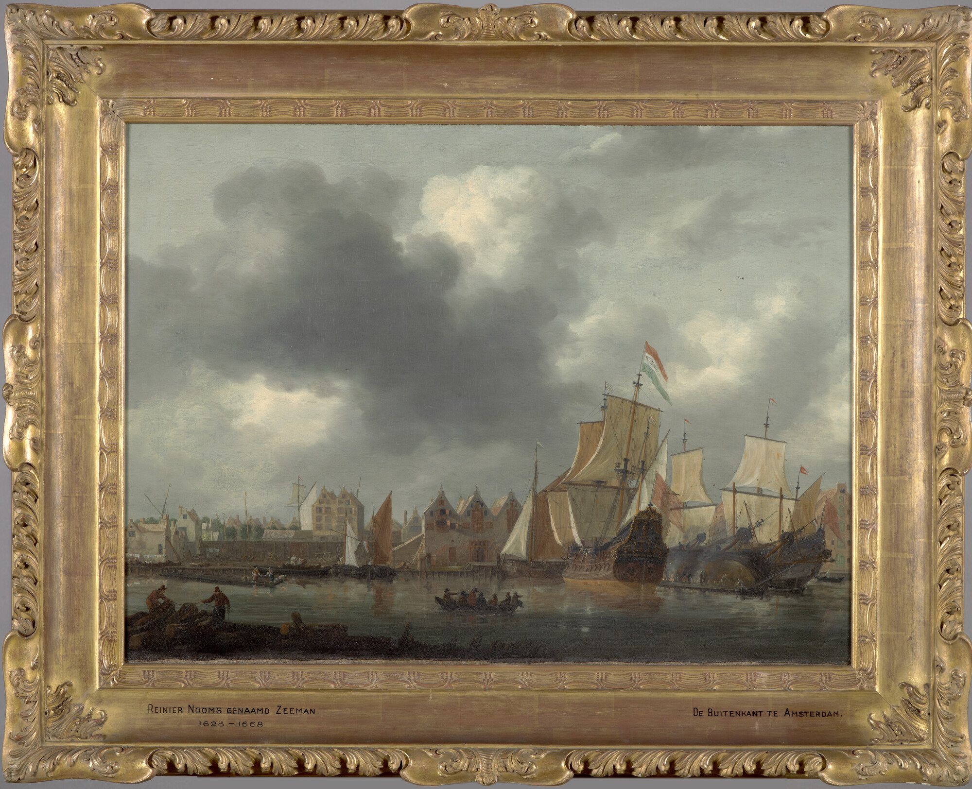 A.0073; De Buitenkant te Amsterdam, omstreeks 1650; schilderij