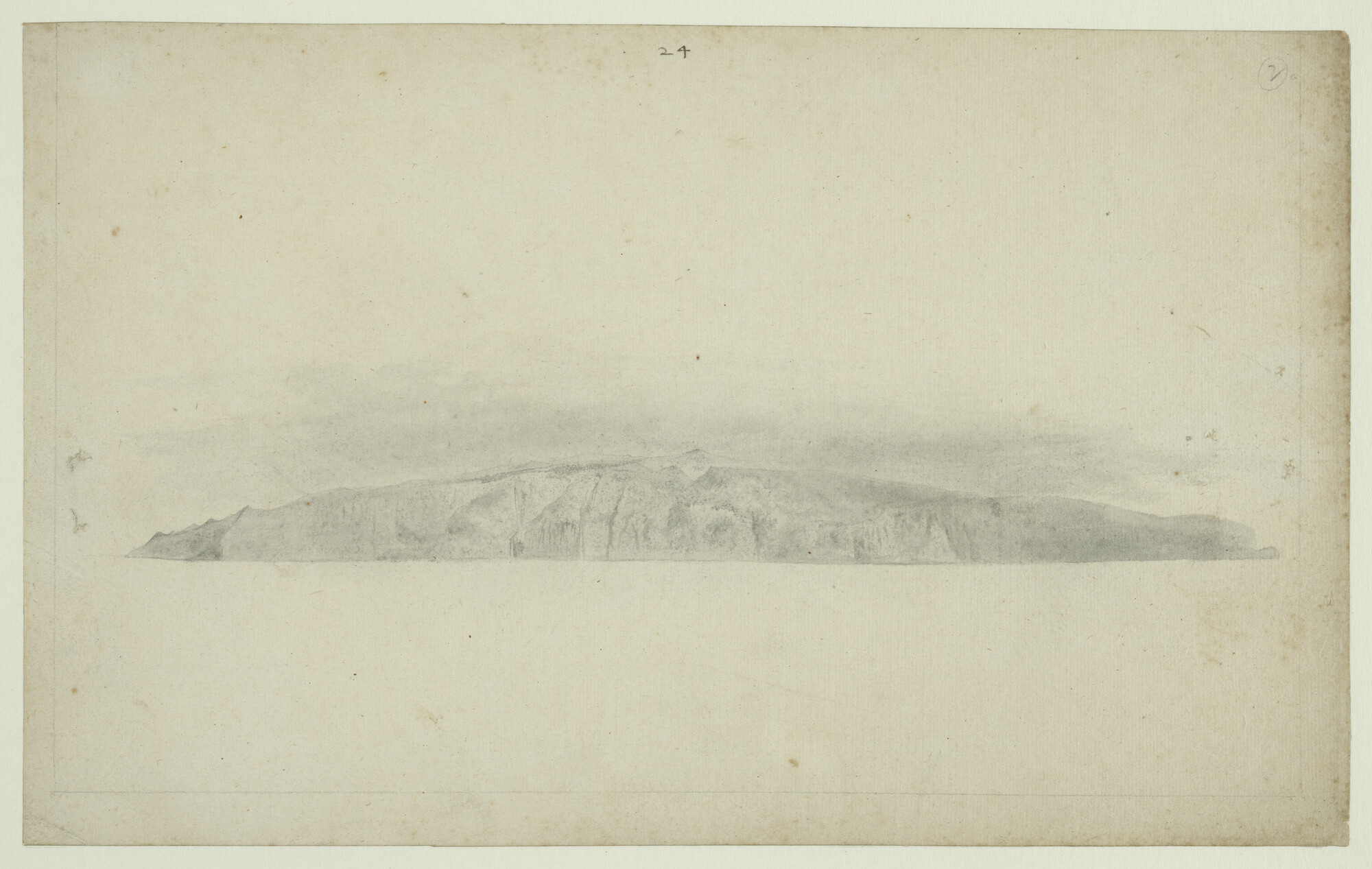 A.3457(02); Landverkenning van Madeira; tekening