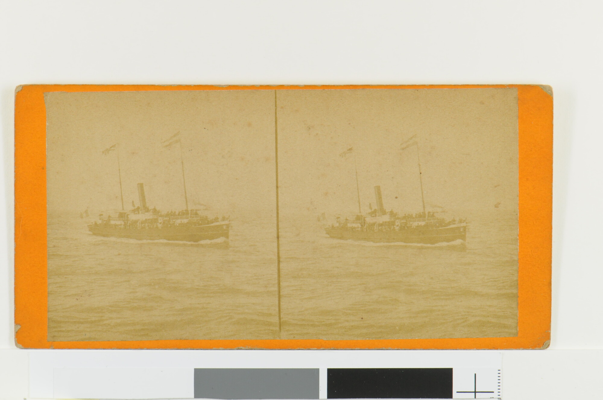 A.4485(02)07; Een stereofoto van een koopvaardijschip; foto