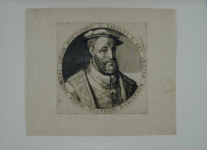 A.0145(027)002; Portret van Karel V; prent