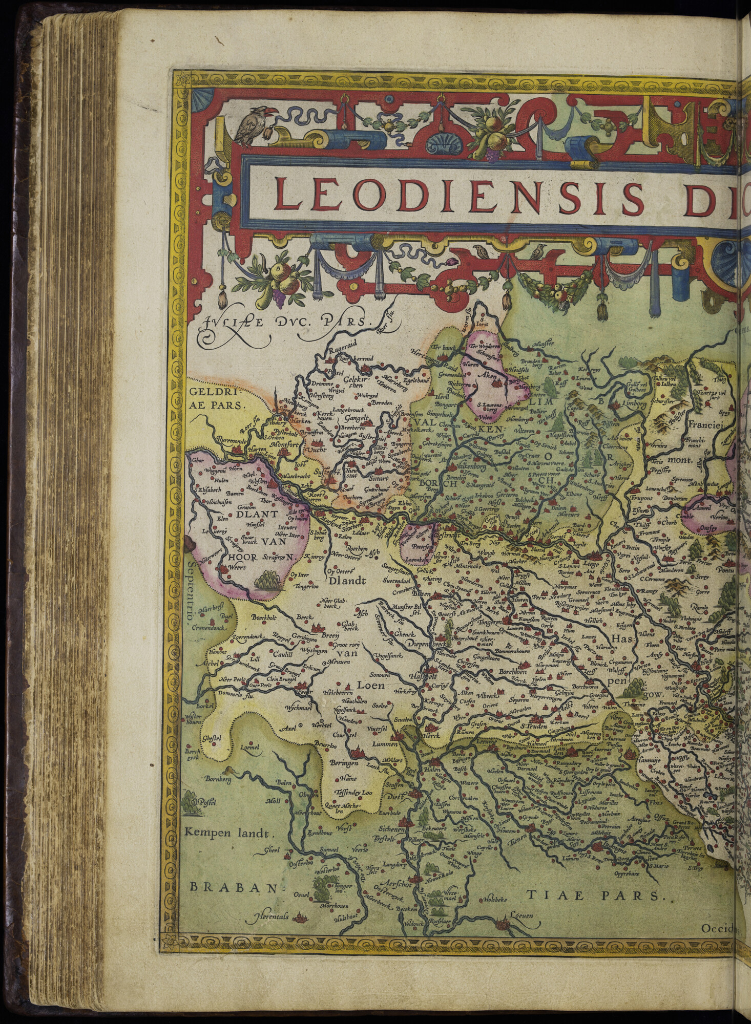 A.0145(232) [kaart 038]; Kaart van Zuid-Nederland en België; kaart