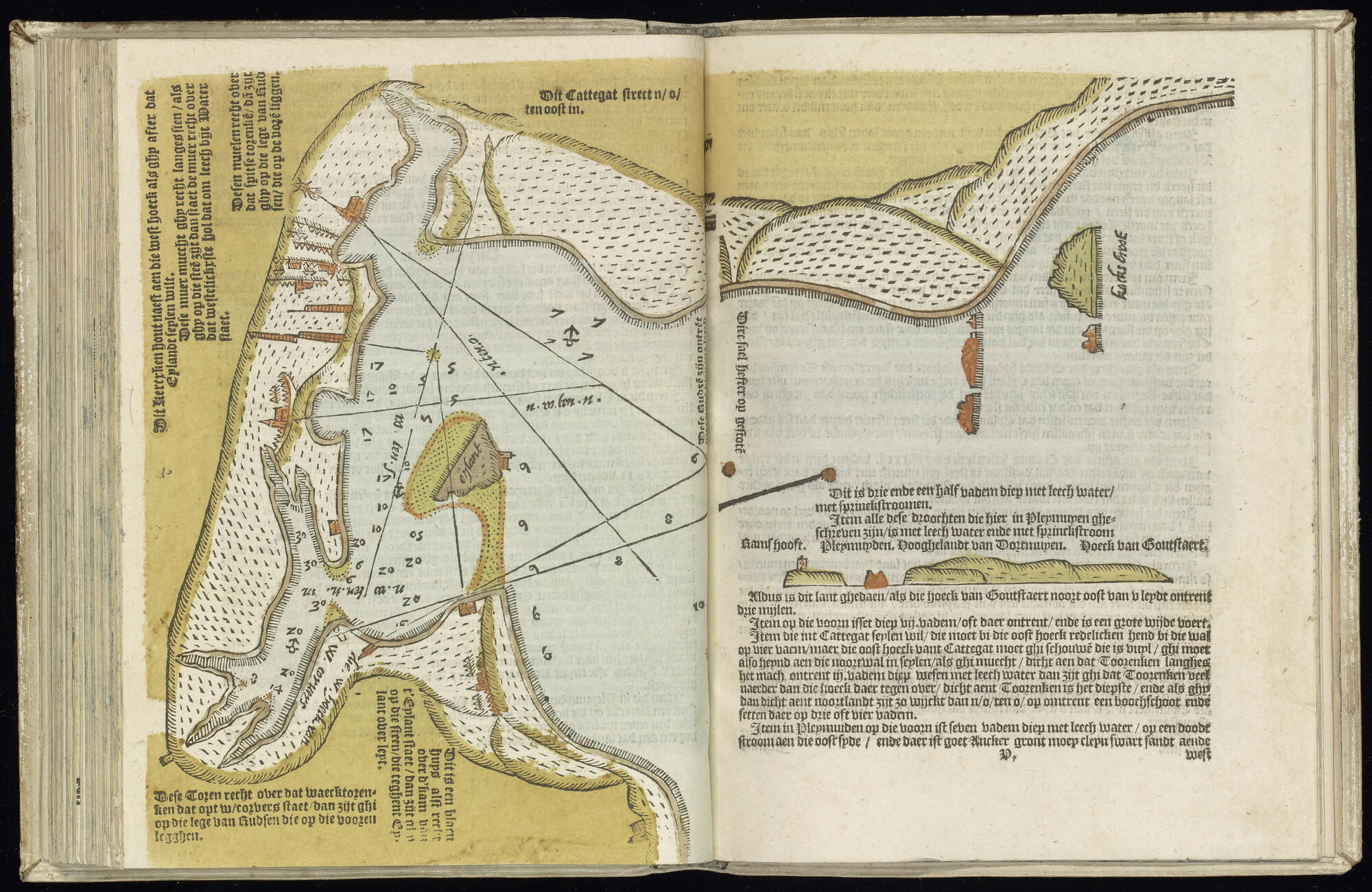 S.1227 [kaart 055]; Kaart van Het Kattegat en de kust van Oost-Denemarken; kaart