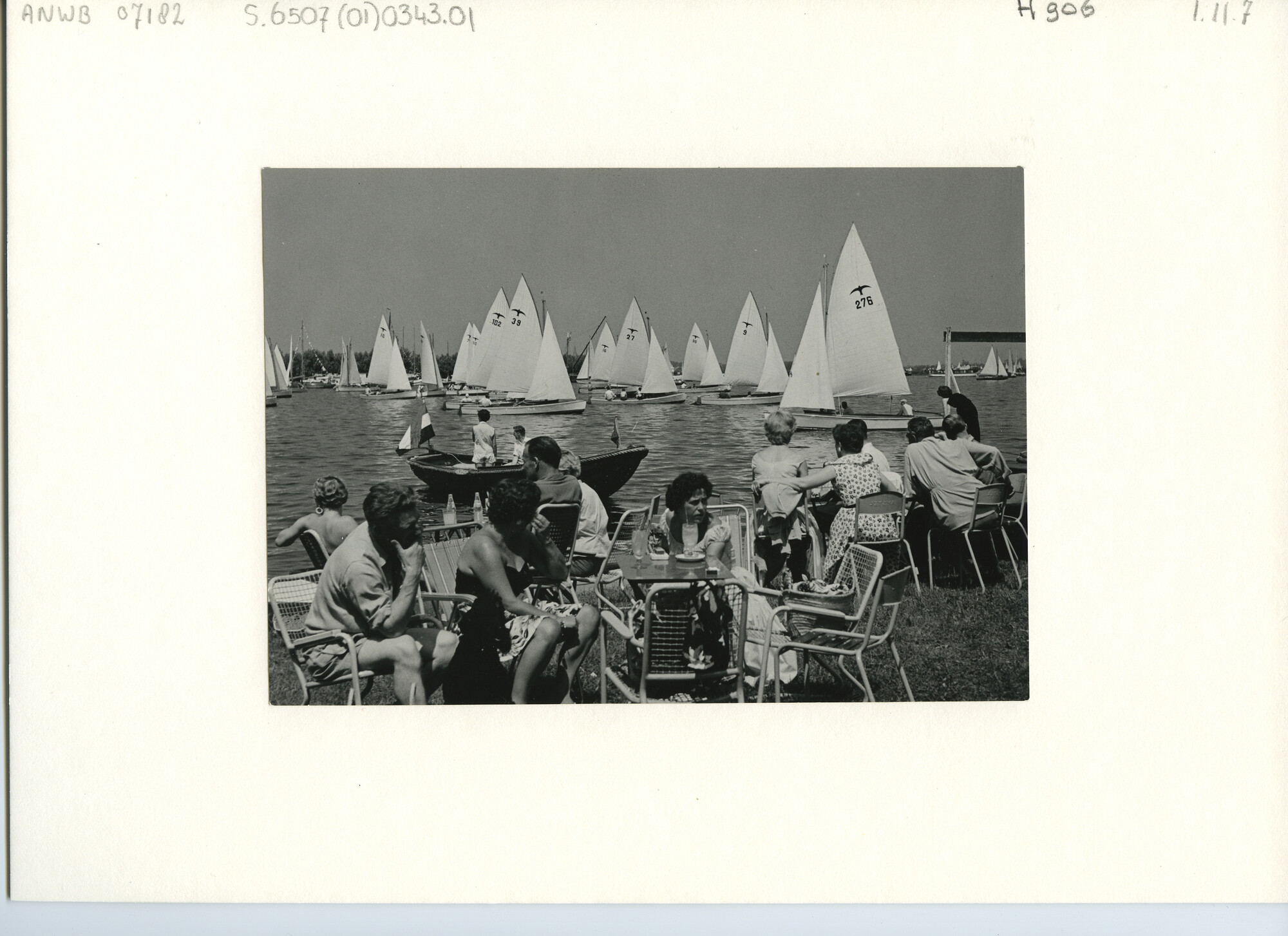 S.6507(01)0343.01; Foto van de Kaagweek 1955: de Valkenklasse; foto