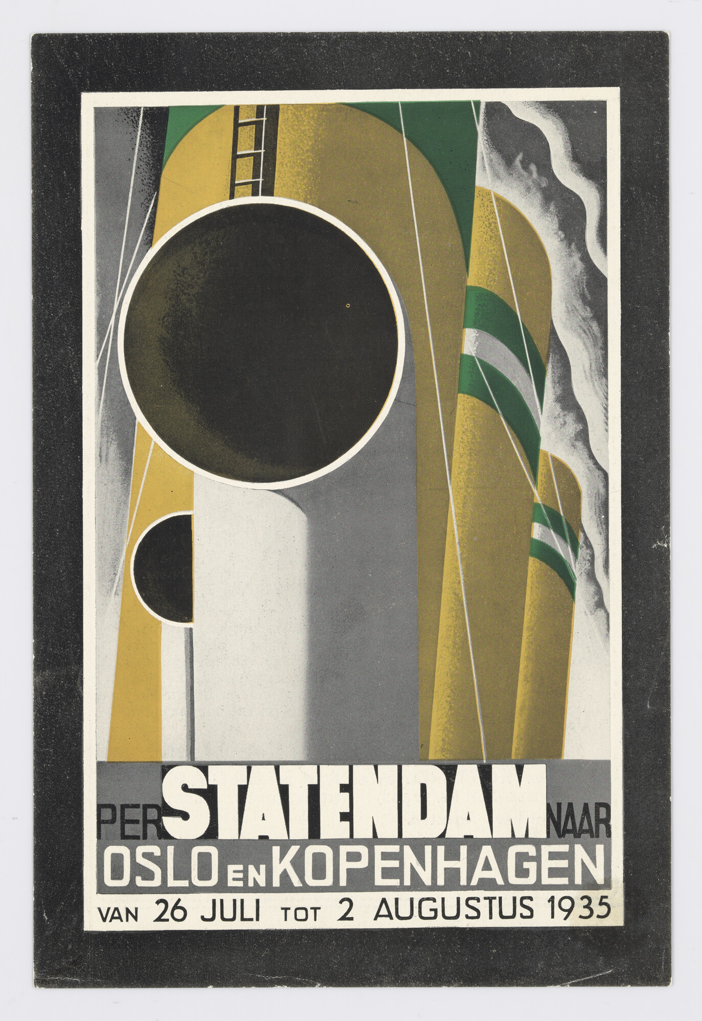 1994.4737; Het passagiersschip ss. 'Statendam' van de Holland Amerika Lijn, 1935; affiche