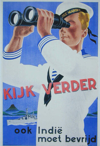 A.5755(10); Wervingsaffiche van de Koninklijke Marine, 1944-1945; affiche