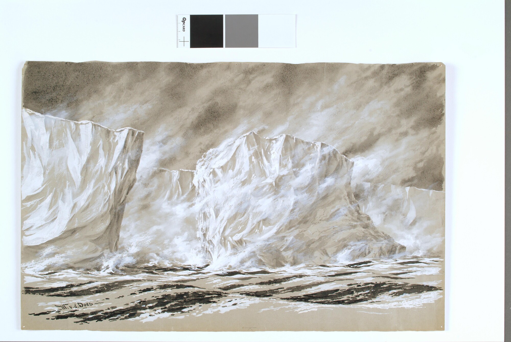 2003.1375; IJsbergen; tekening