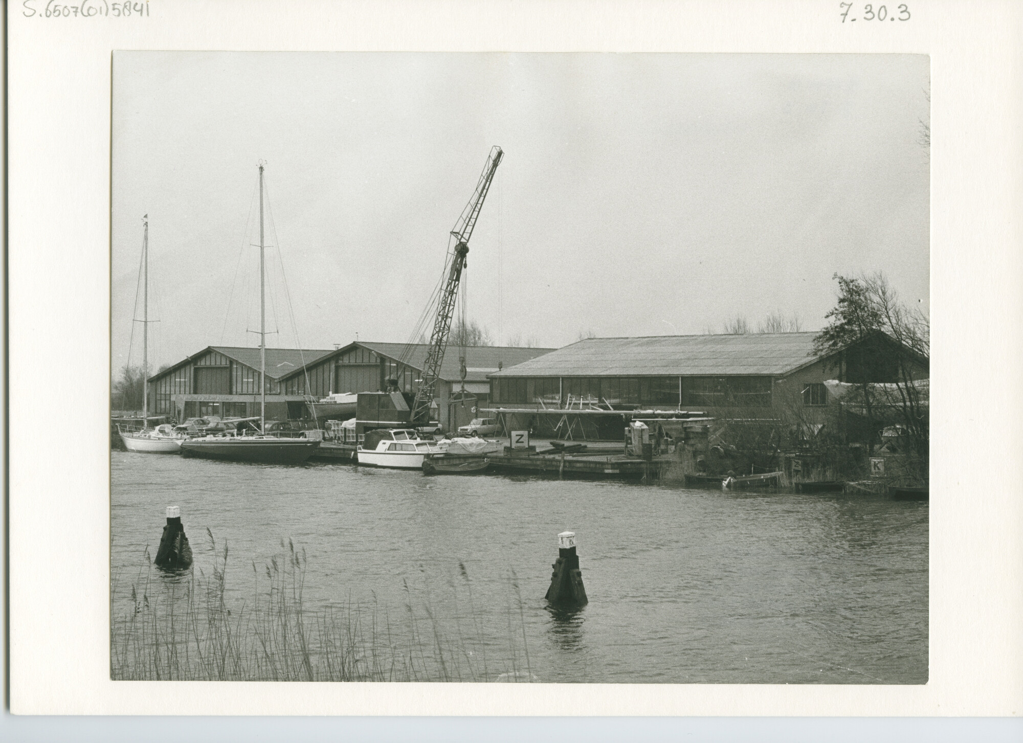 S.6507(01)5841; Foto van Royal Huisman Shipyard te Vollenhoven; foto