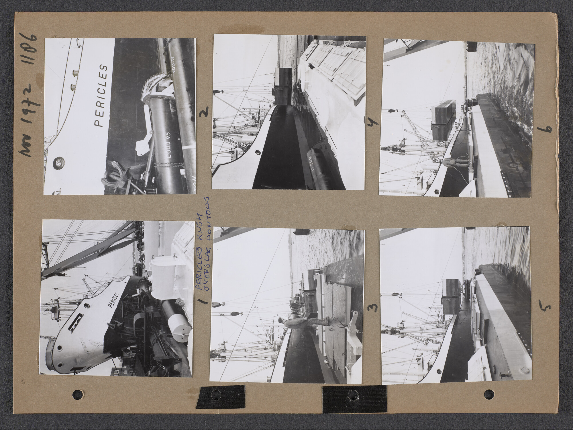 S.9102(30); Multomap met foto's door Ben Burgers, samengesteld door de Vereniging De Amsterdamsche Haven; foto