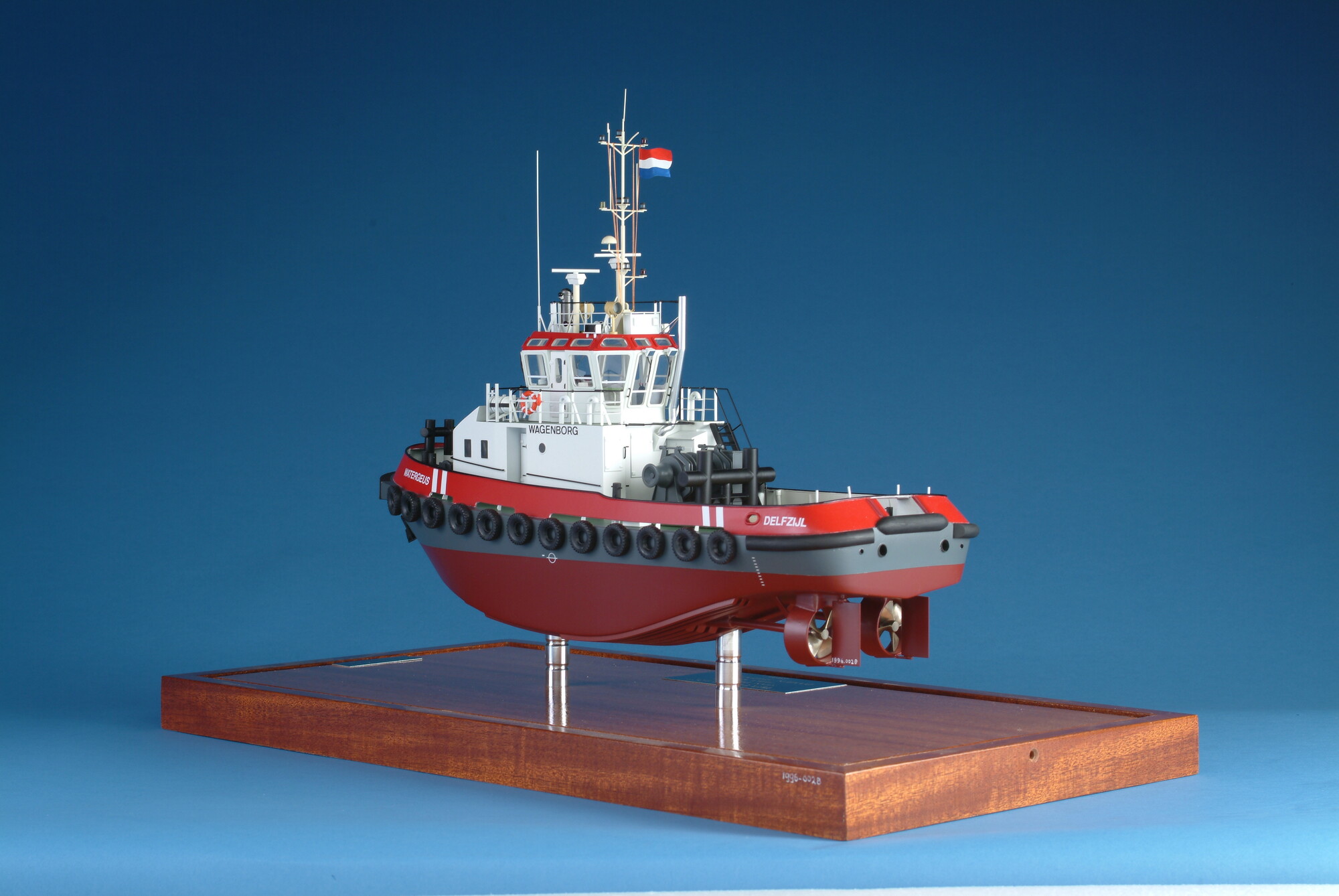 1996.0028; Model van de sleepboot Watergeus; scheepsmodel