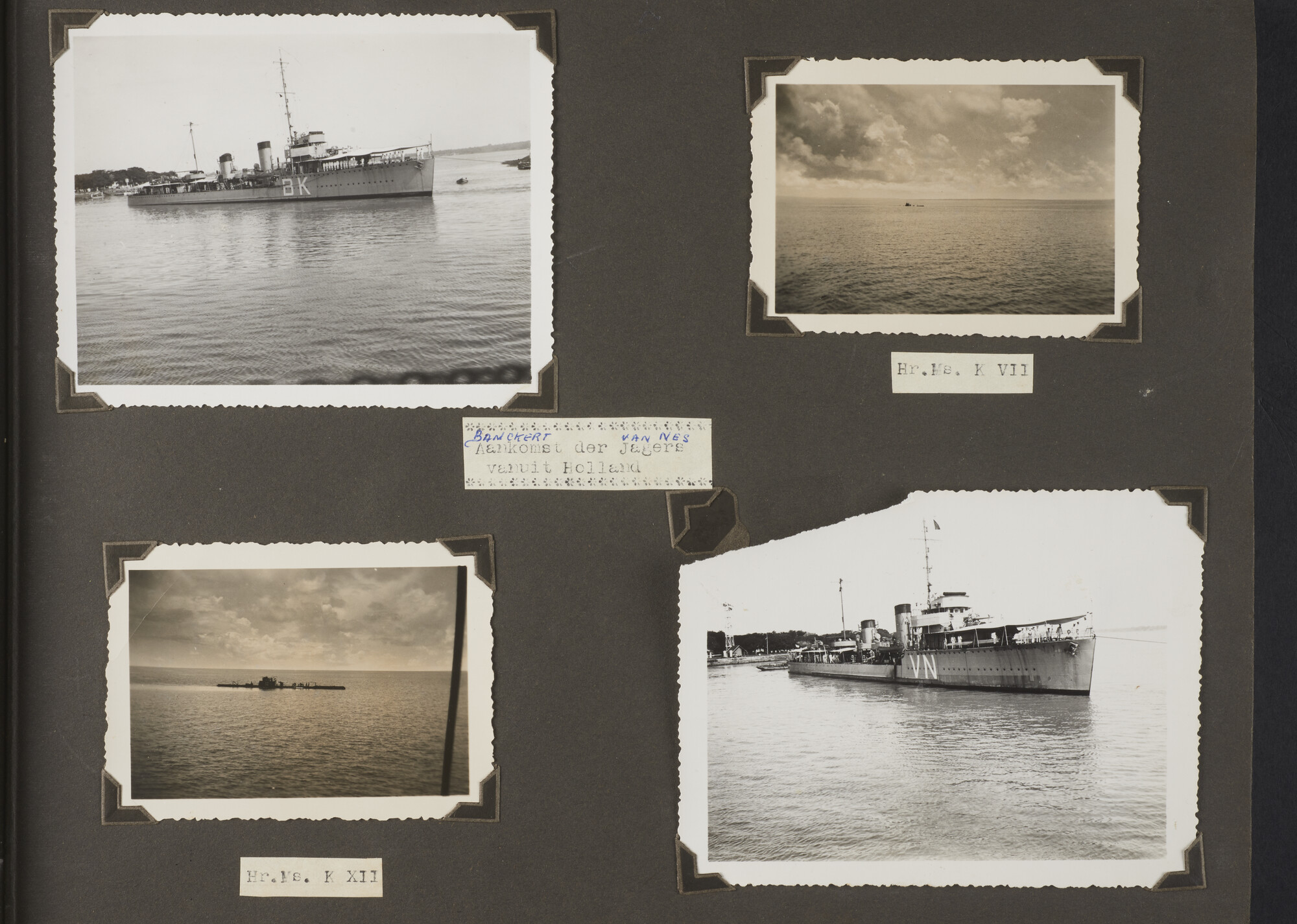 2019.0973; Fotoalbum van luitenant-ter-zee 2e klasse bij de Dienst der Conservatie Bouwen Huisman (1912-2001); fotoalbum