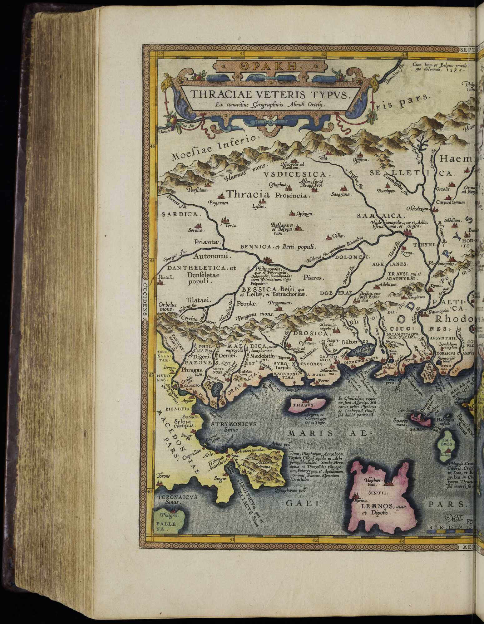 A.0145(232) [kaart 138]; Kaart van de streek Thracië; kaart
