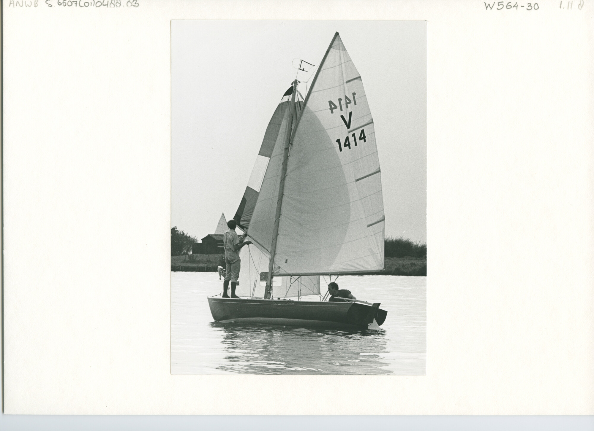 S.6507(01)0488.03; Foto van het Nederlands Kampioenschap Vrijheid 1968 op het Sneekermeer [...]; foto