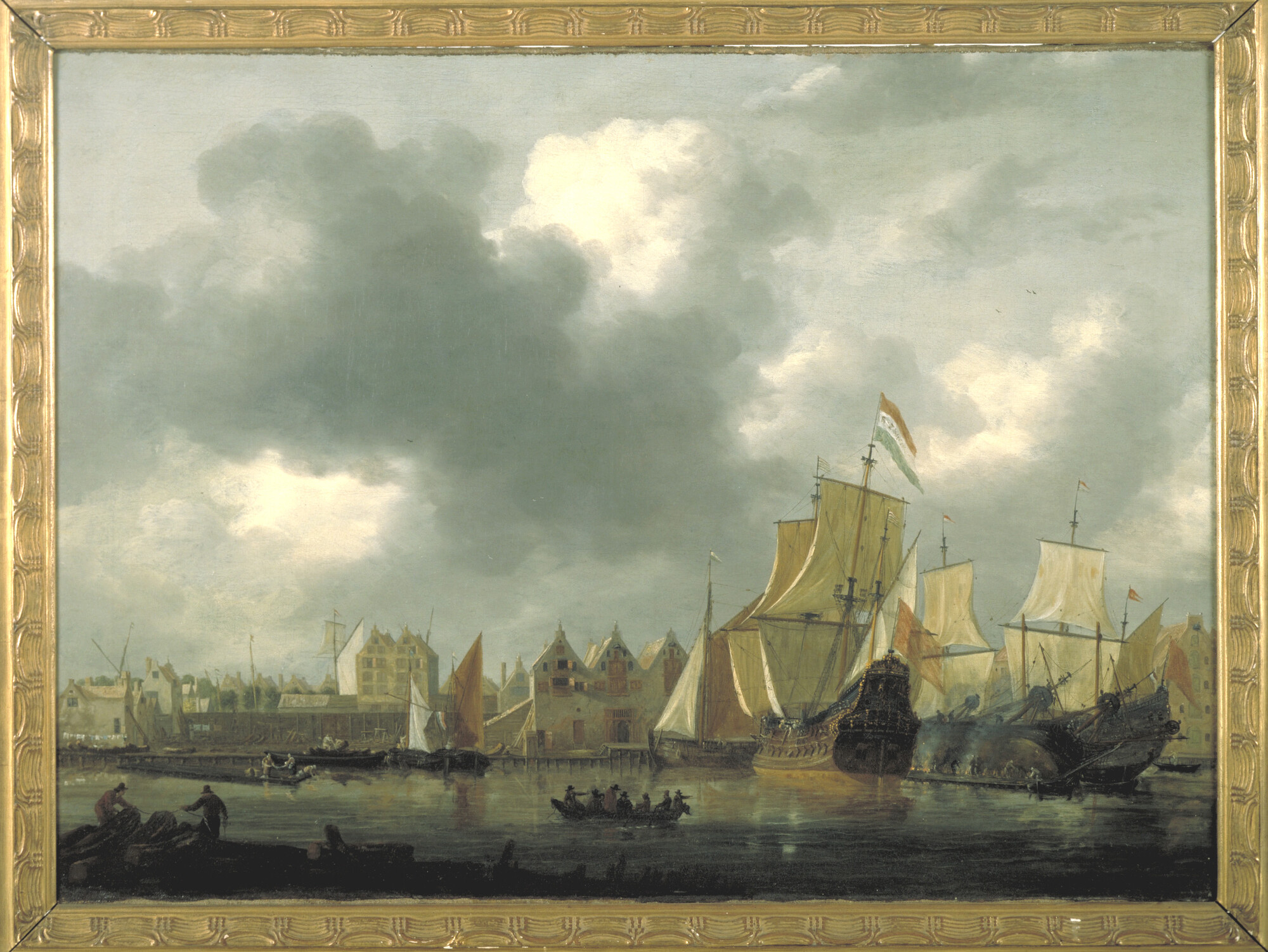 A.0073; De Buitenkant te Amsterdam; schilderij