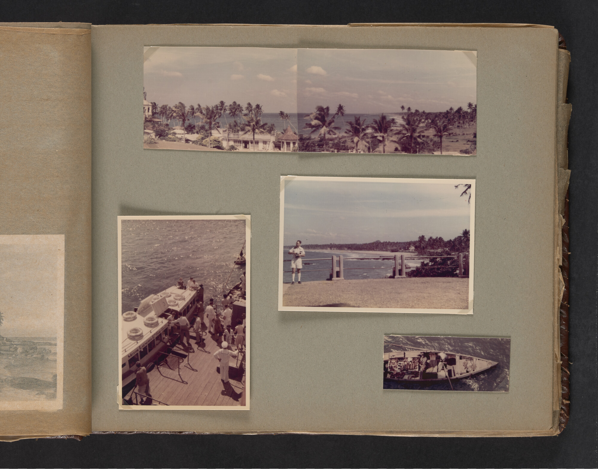 2019.0671; Fotoalbum van het echtpaar Jan van der Meer Mohr en Johanna van der Meer Mohr-van Ruler van hun reis op ms. Oranje van Tandjong Priok naar Amsterdam tussen 18 december 1953 en 7 januari 1954; fotoalbum