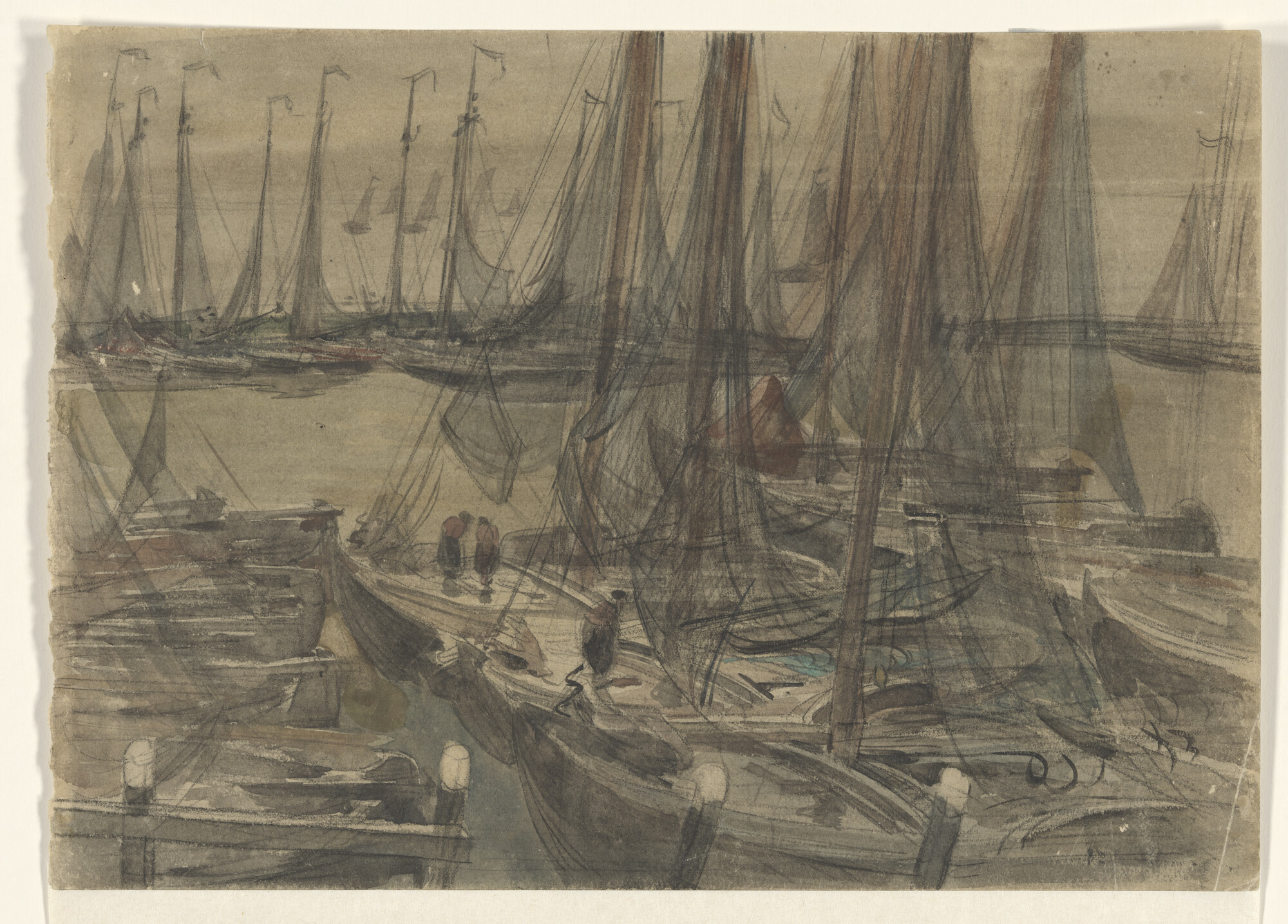 S.2201(02); Haven van Volendam; tekening